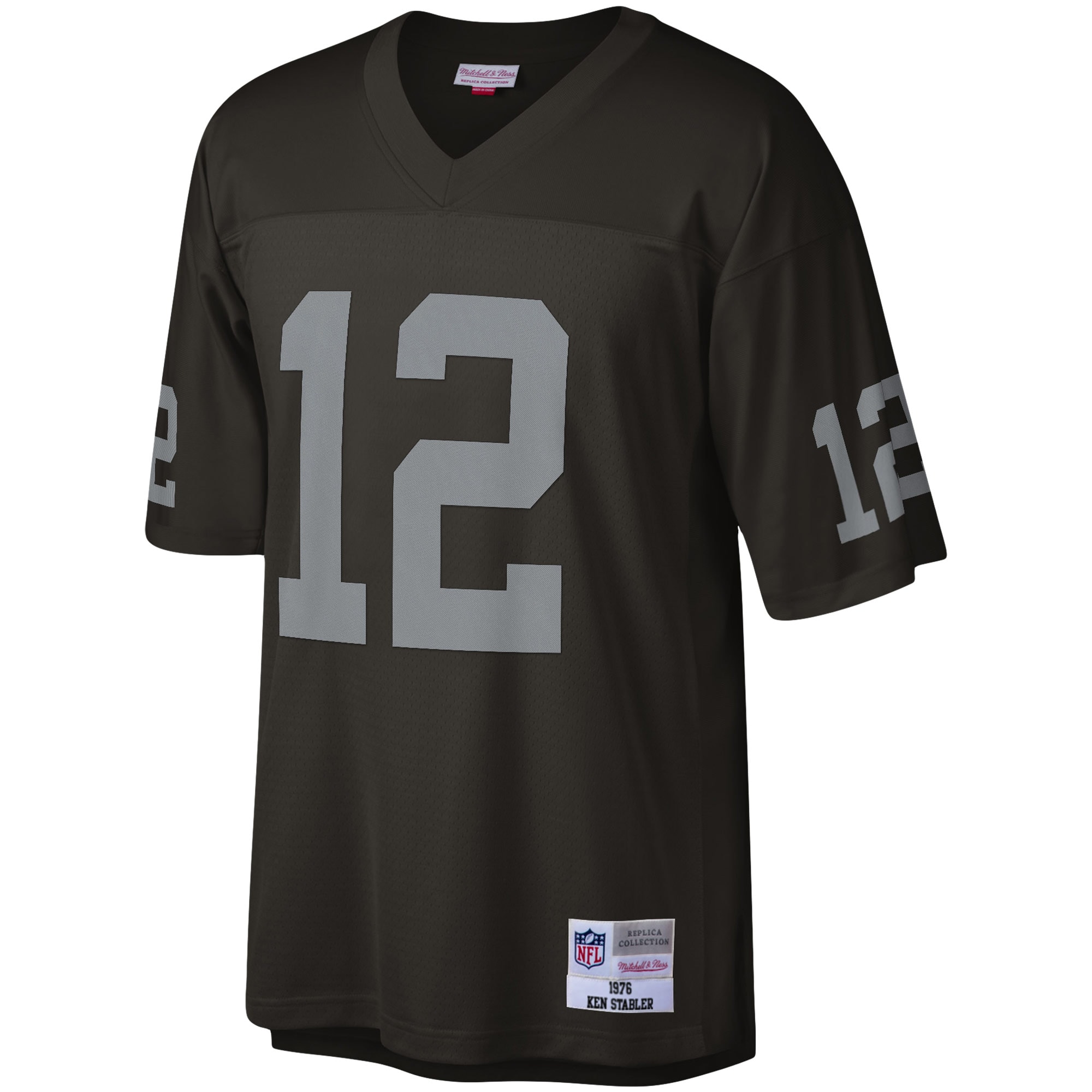 Ken Stabler Las Vegas Raiders Mitchell & Ness Legacy Replica Jersey - Black - vstockx