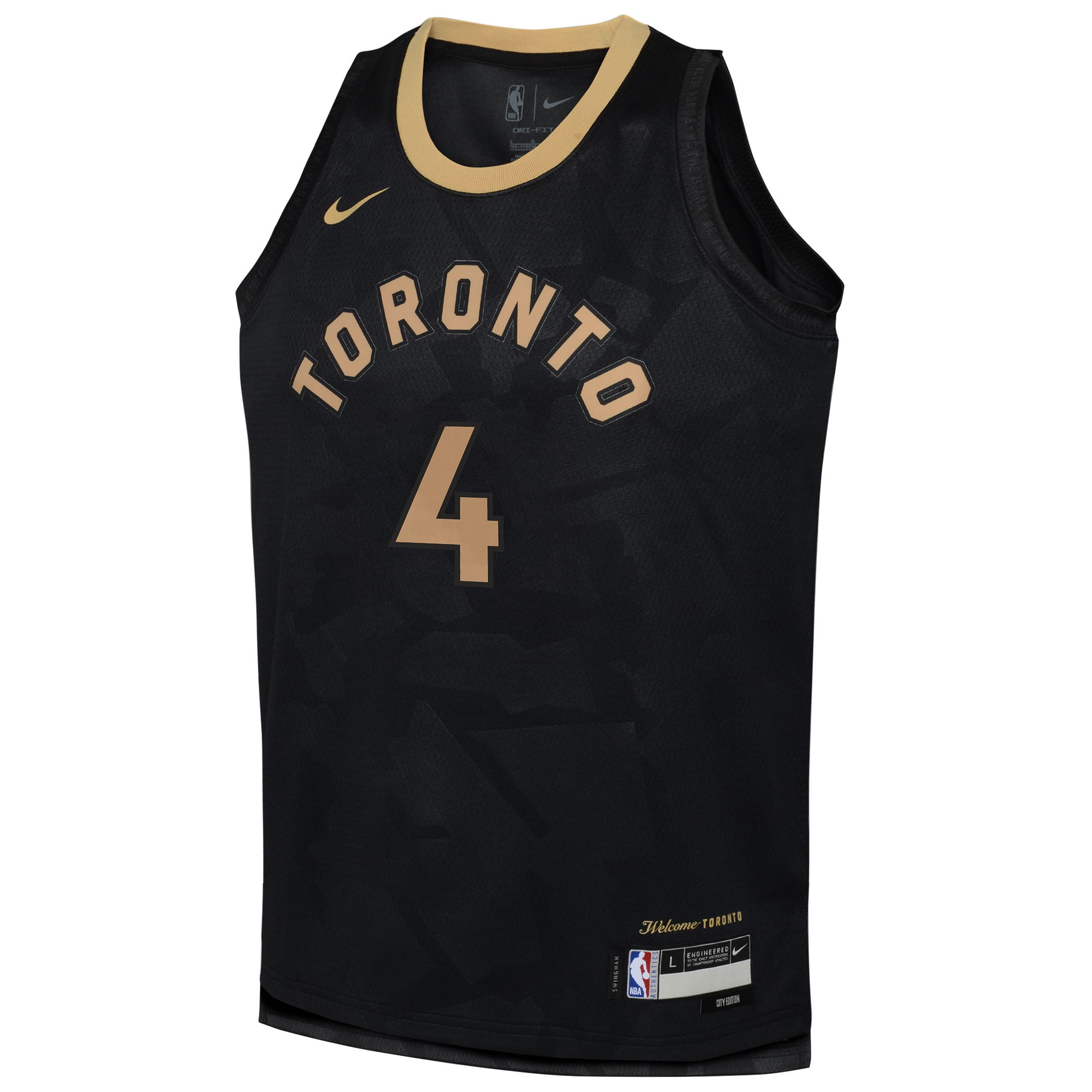Scottie Barnes Toronto Raptors Nike Youth 2022/23 Swingman Jersey - City Edition - Black - vstockx