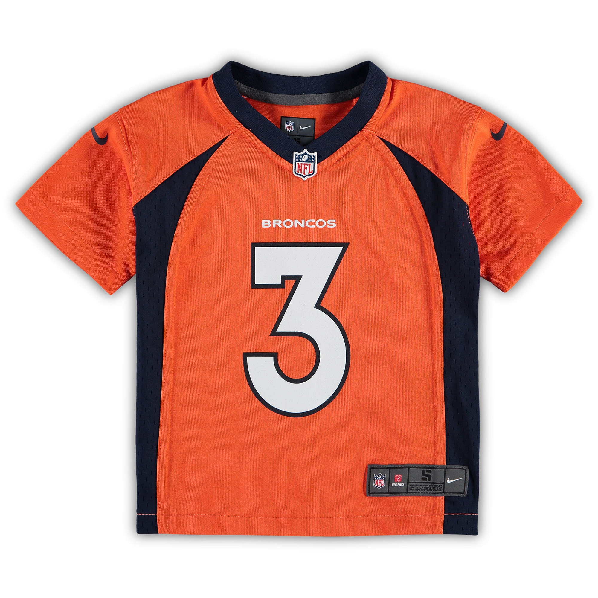 Russell Wilson Denver Broncos Nike Preschool Game Jersey - Orange - vstockx