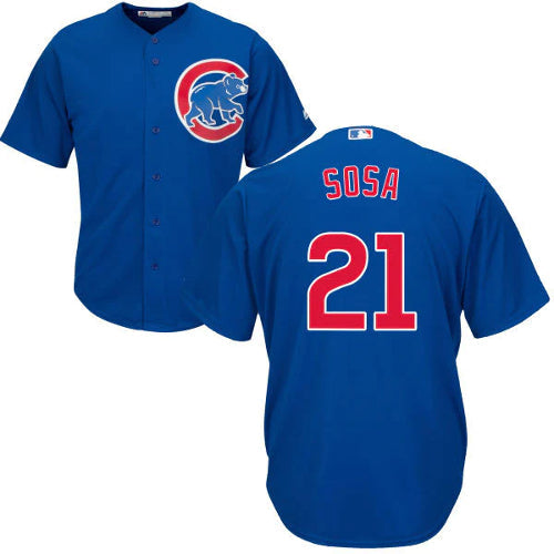 Men's Chicago Cubs Sammy Sosa Replica Alternate Jersey - Royal - vstockx
