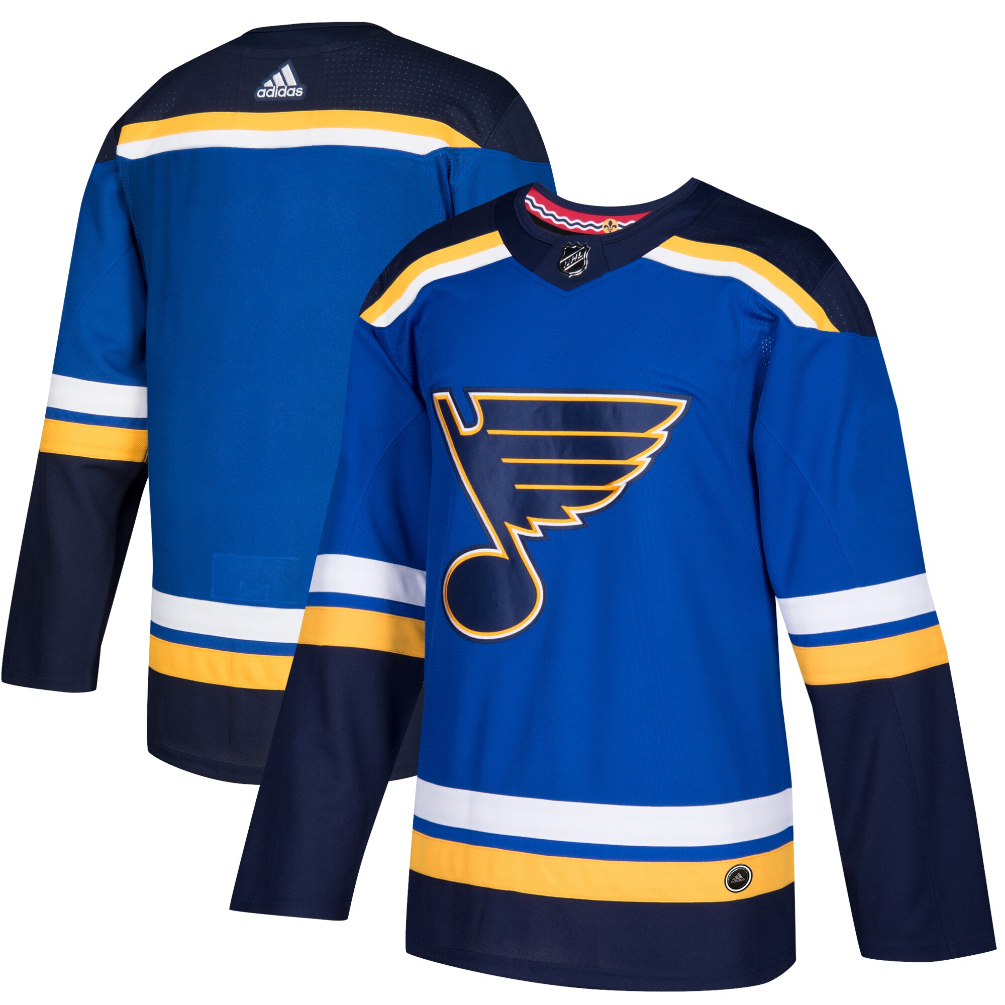 St. Louis Blues adidas Home Authentic Blank Jersey - Blue - vstockx