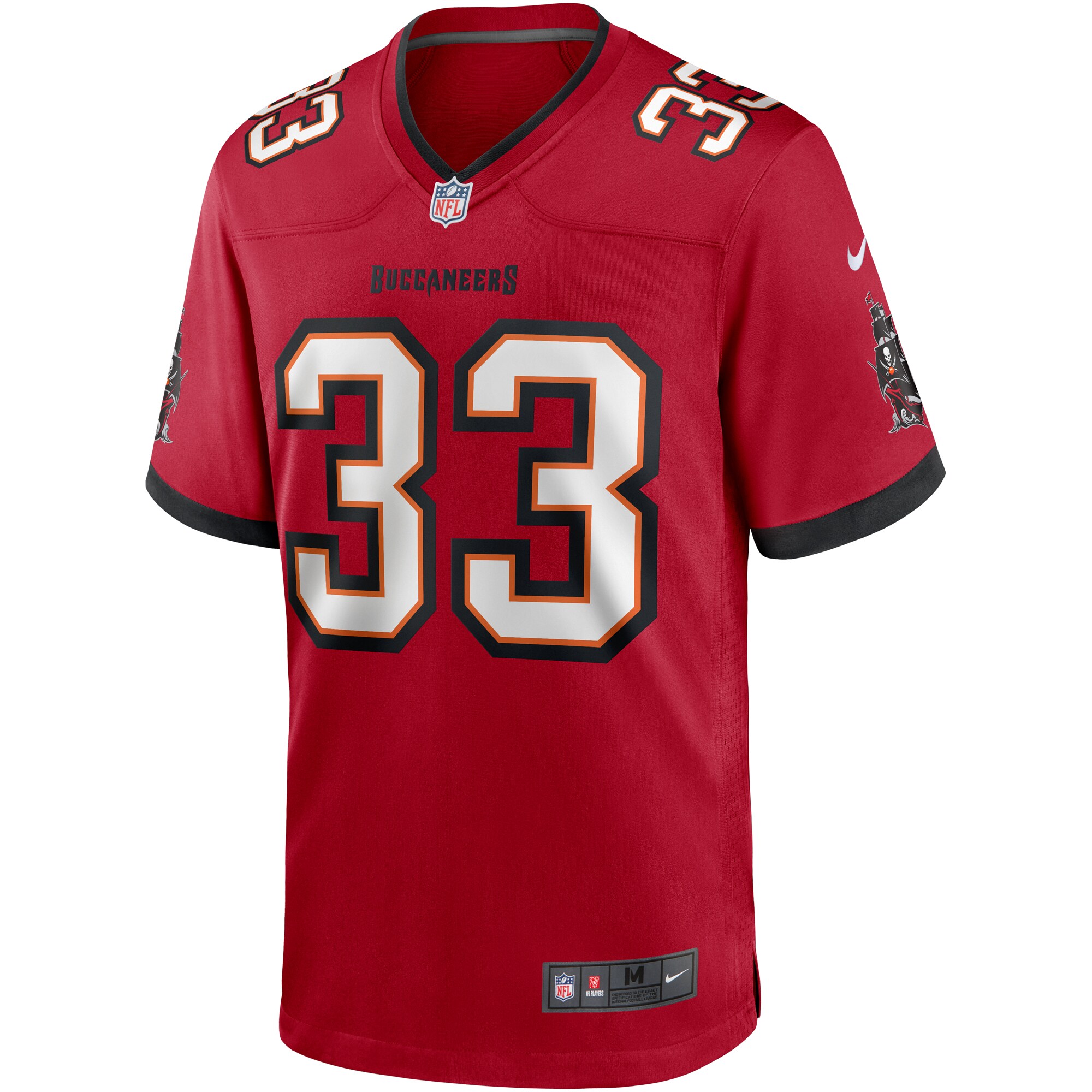Jordans Whitehead Tampa Bay Buccaneers Nike Game Player Jersey - Red - vstockx