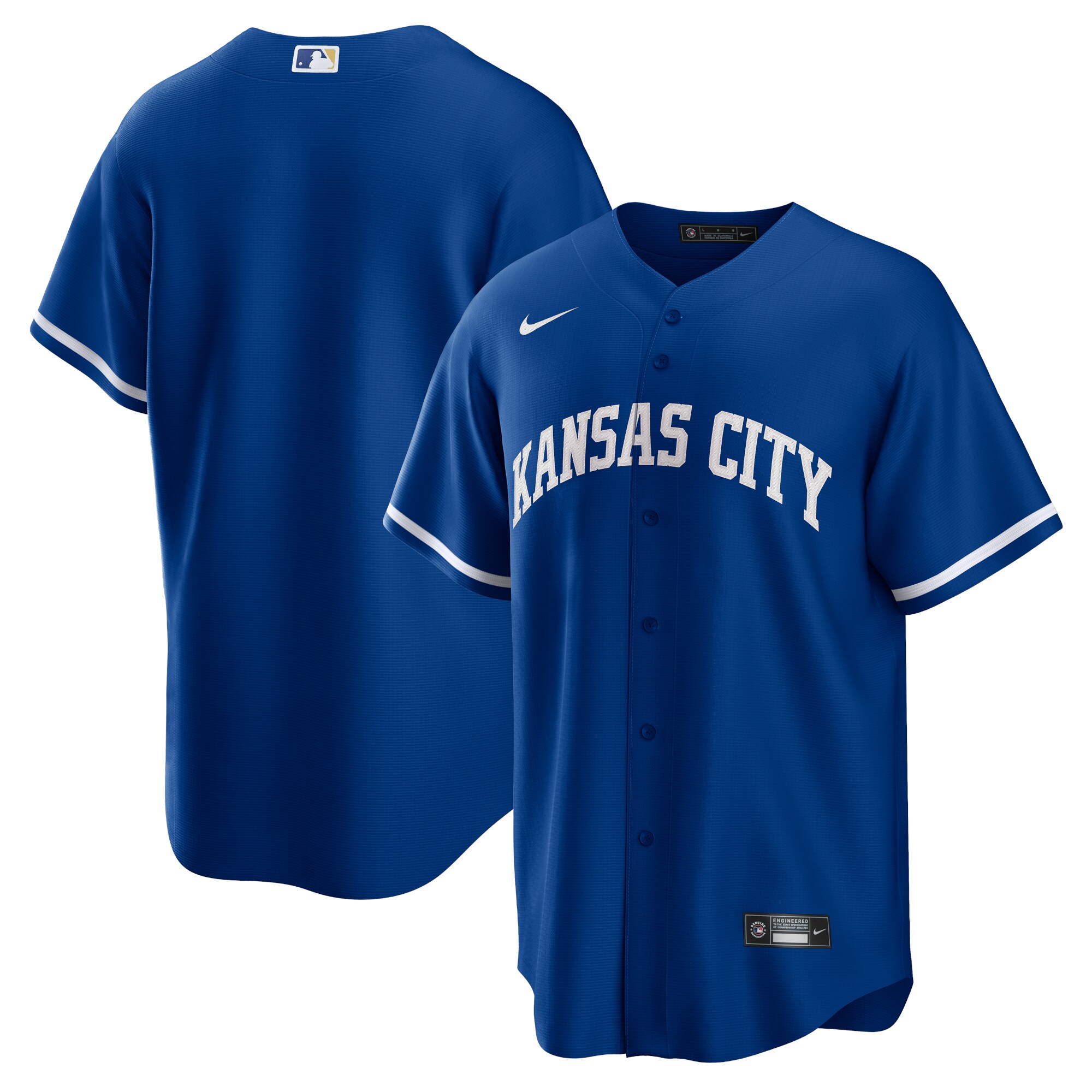 Kansas City Royals Nike Alternate Replica Team Jersey - Royal - vstockx