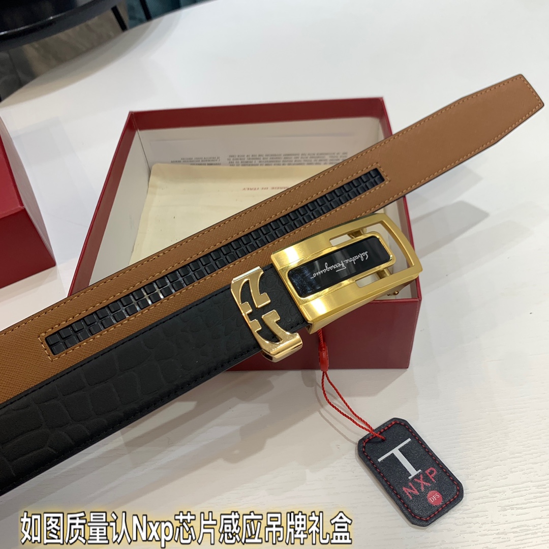 Streetwear Belt Ferragamo 319510 size:3.5cm - vstockx
