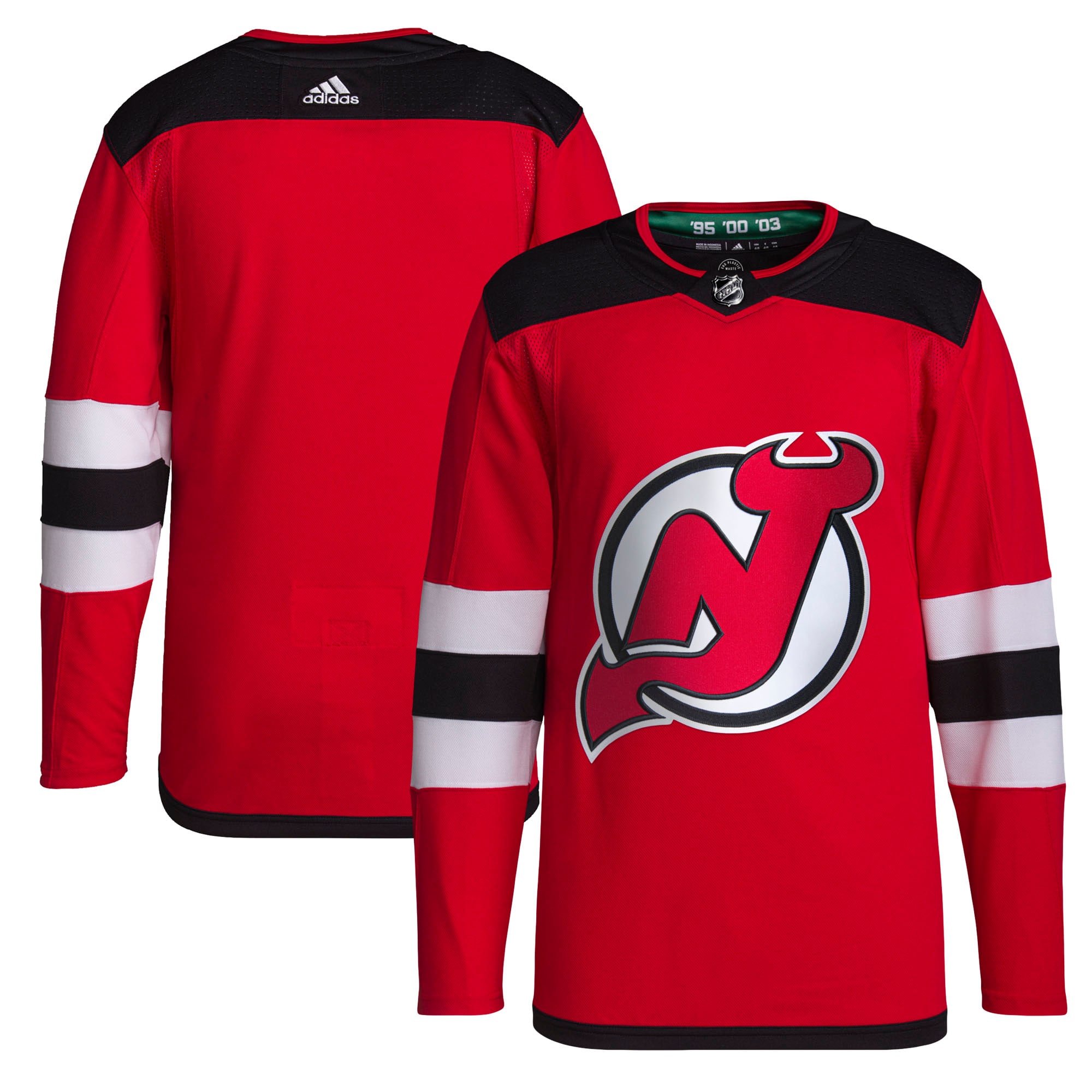 New Jersey Devils adidas Home Primegreen Authentic Pro Jersey - Red - vstockx