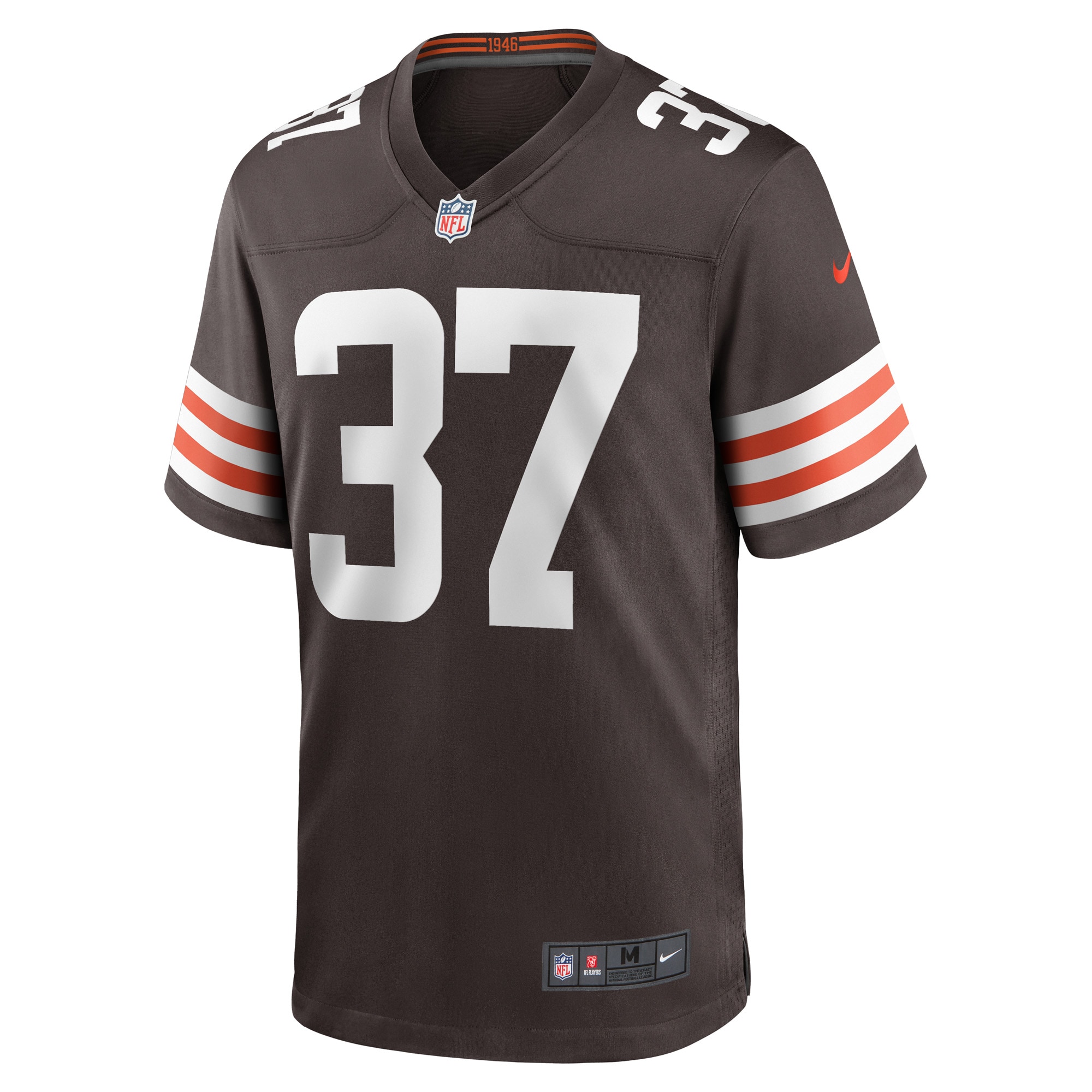 D'Anthony Bell Cleveland Browns Nike Game Player Jersey - Brown - vstockx