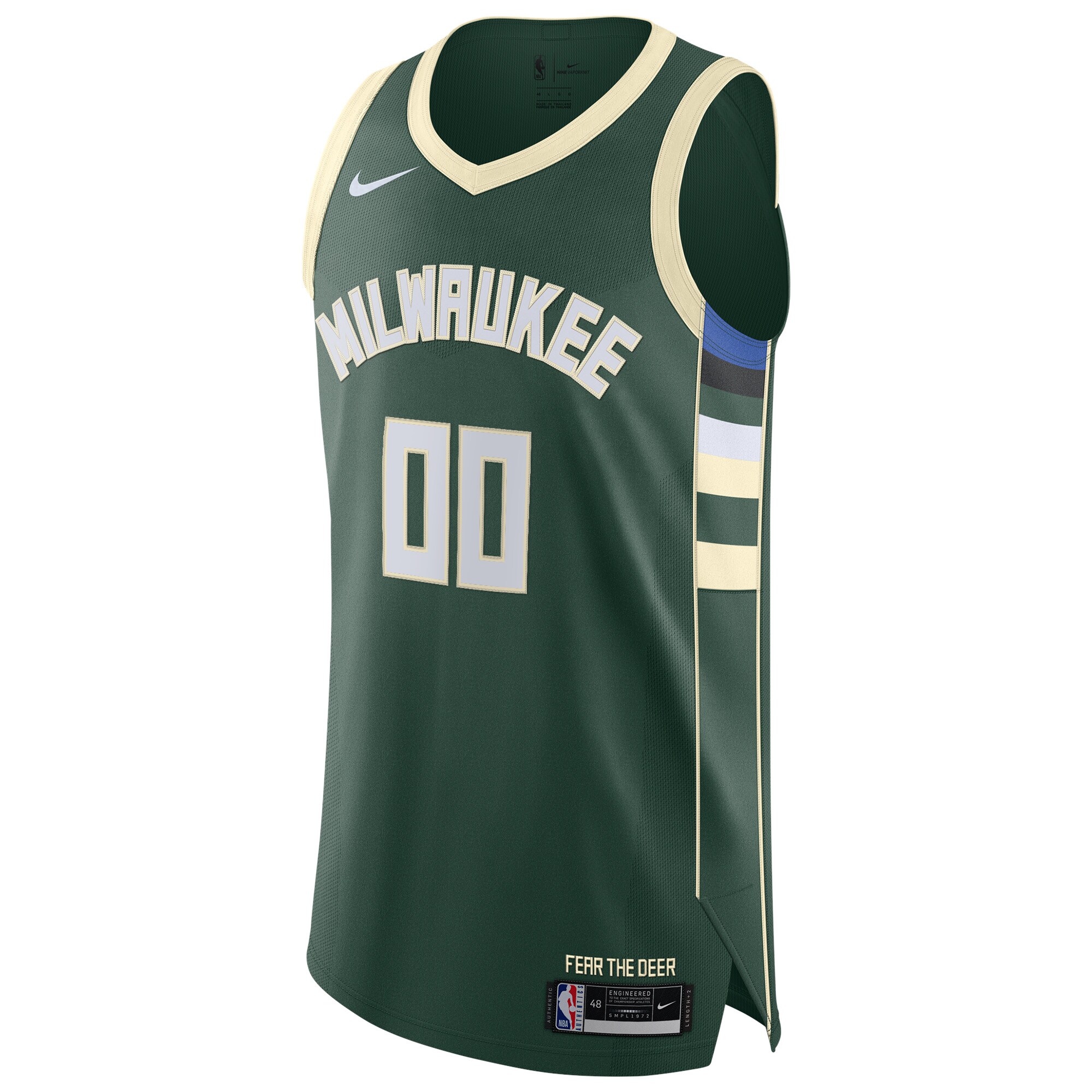Milwaukee Bucks Nike Authentic Custom Jersey Green - Icon Edition - vstockx