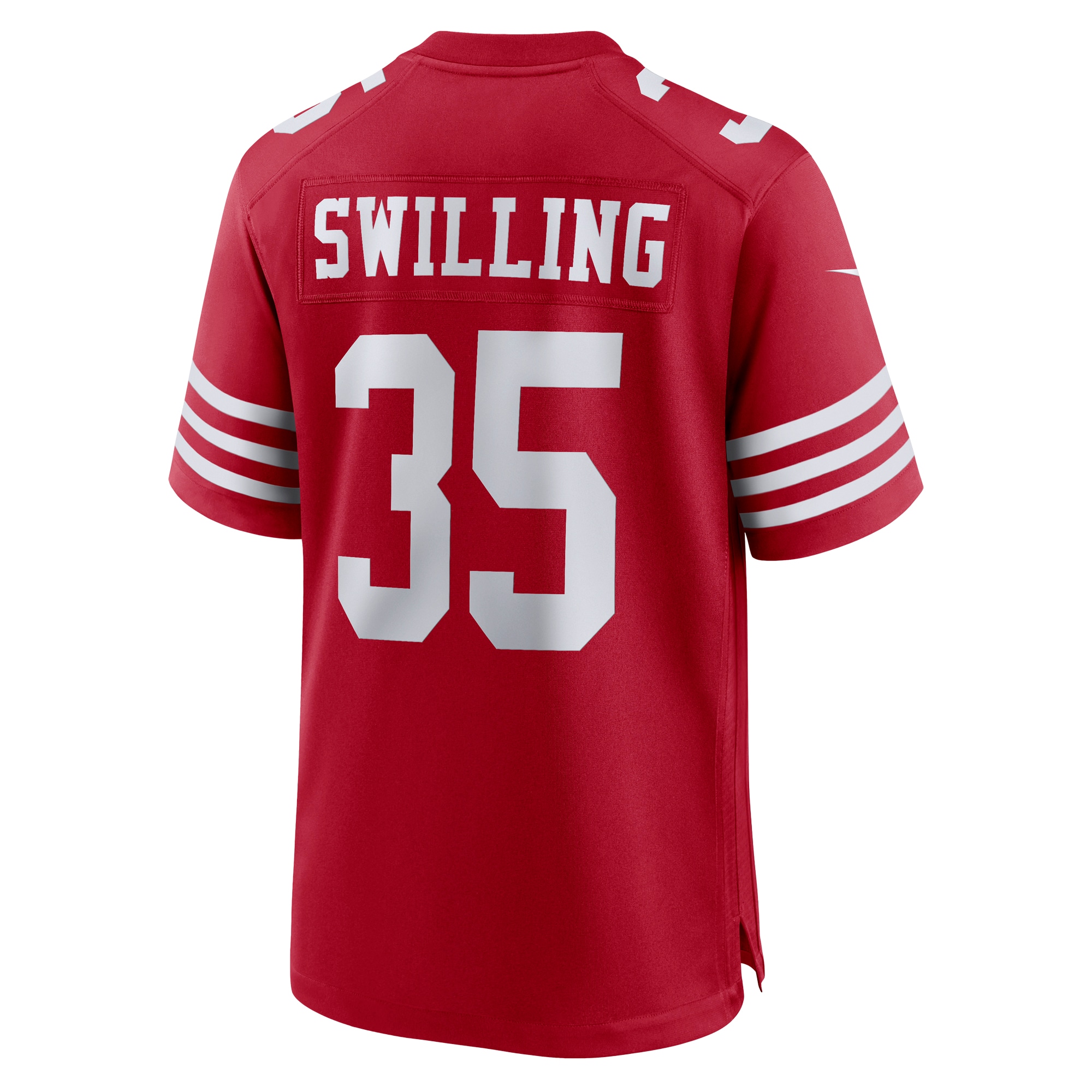 Tre Swilling San Francisco 49ers Nike Team Game Jersey - Scarlet - vstockx