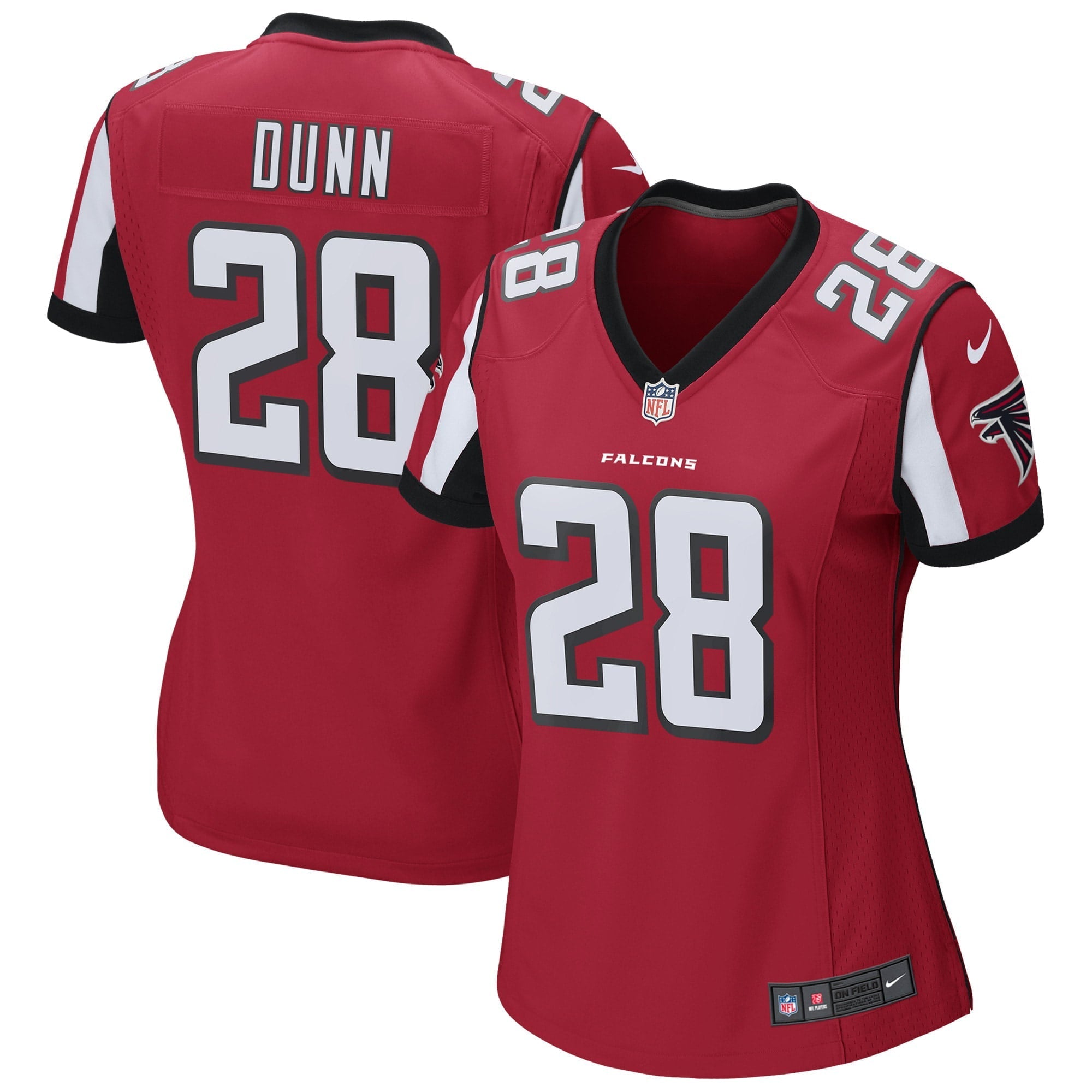 Women's Nike Warrick Dunn Red Atlanta Falcons Retired Player Game Jersey - vstockx