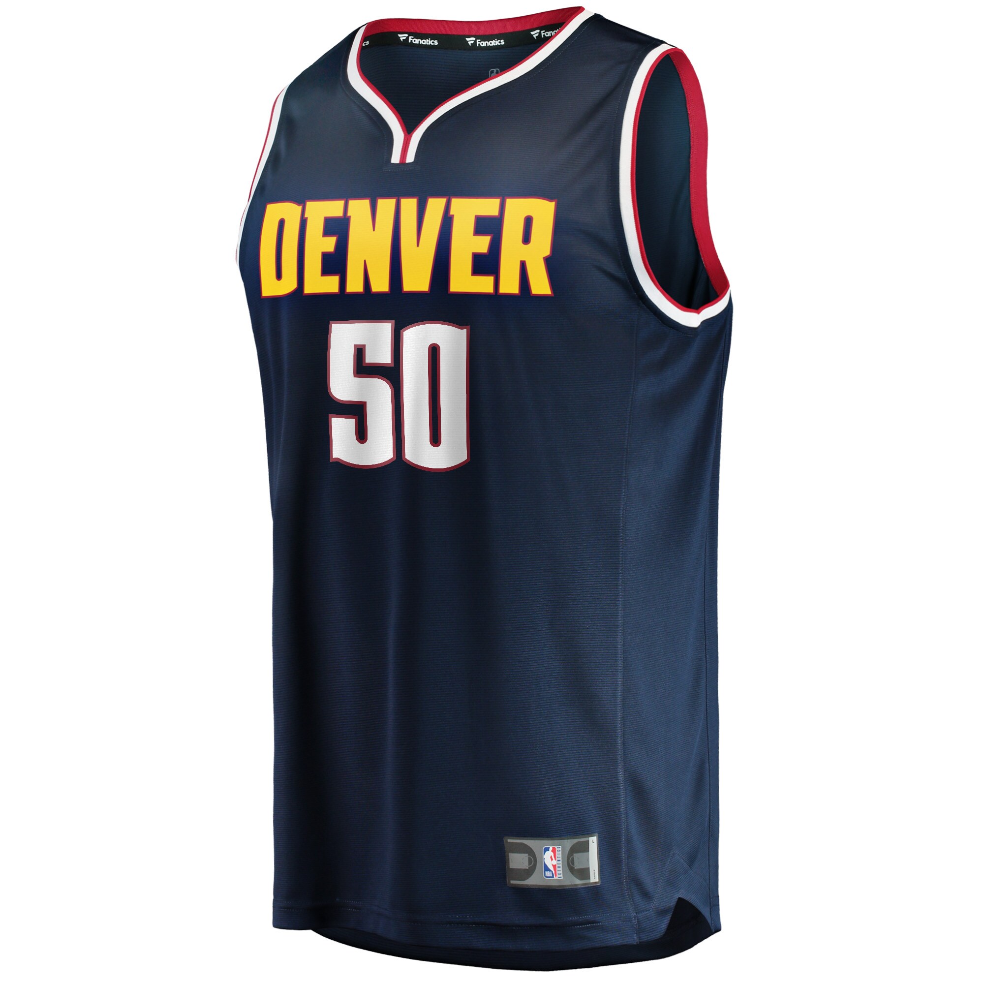 Aaron Gordon Denver Nuggets Fanatics Branded 2020/21 Fast Break Road Replica Jersey - Icon Edition - Navy - vstockx