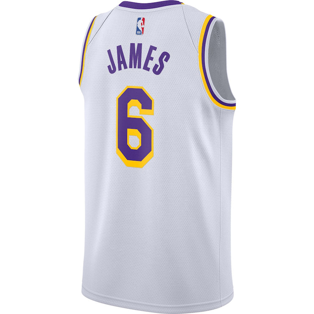 Youth Los Angeles Lakers LeBron James Association Jersey - White - vstockx