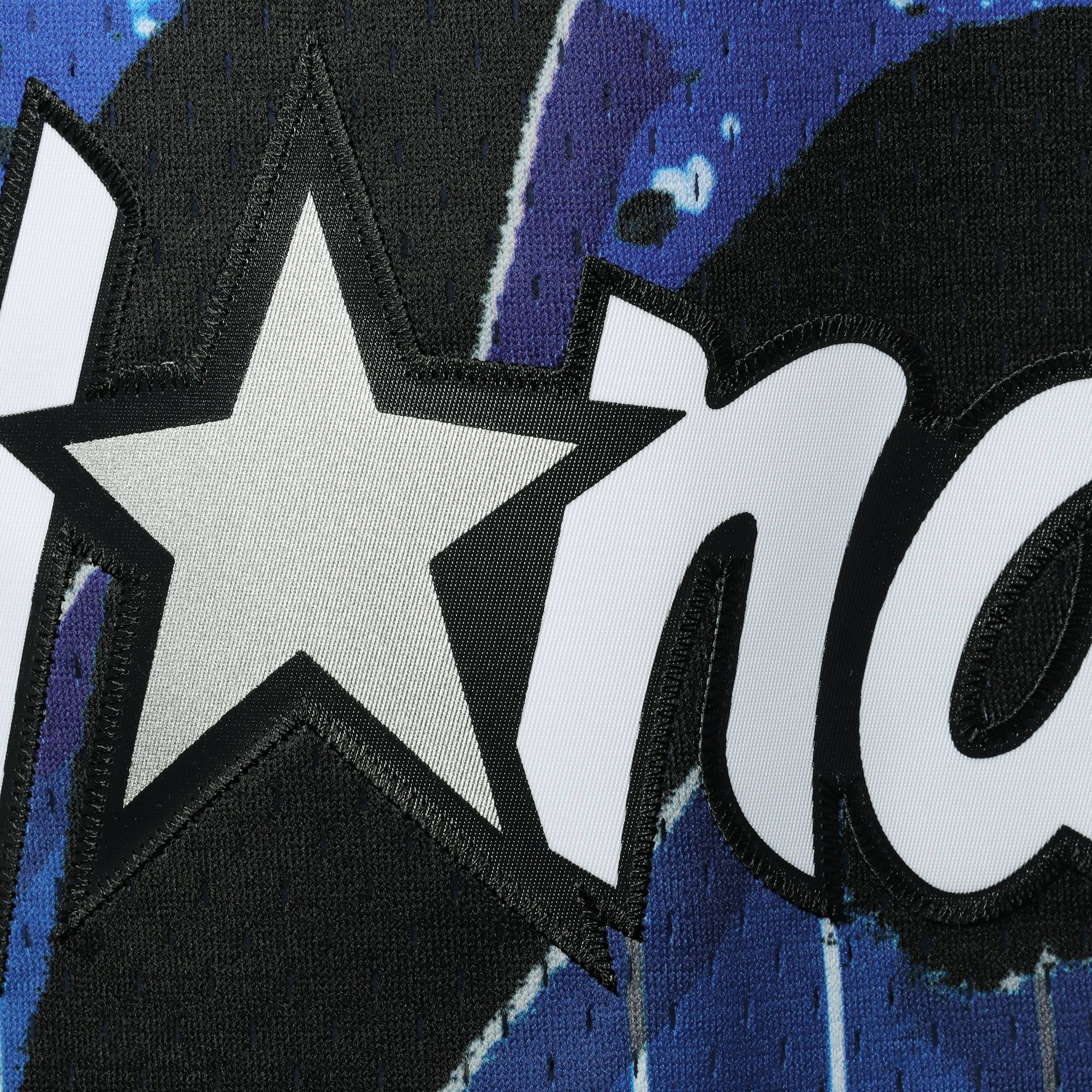 Shaquille O'Neal Orlando Magic Mitchell & Ness Hardwood Classics 1994/95 Hyper Hoops Swingman Jersey - Blue - vstockx