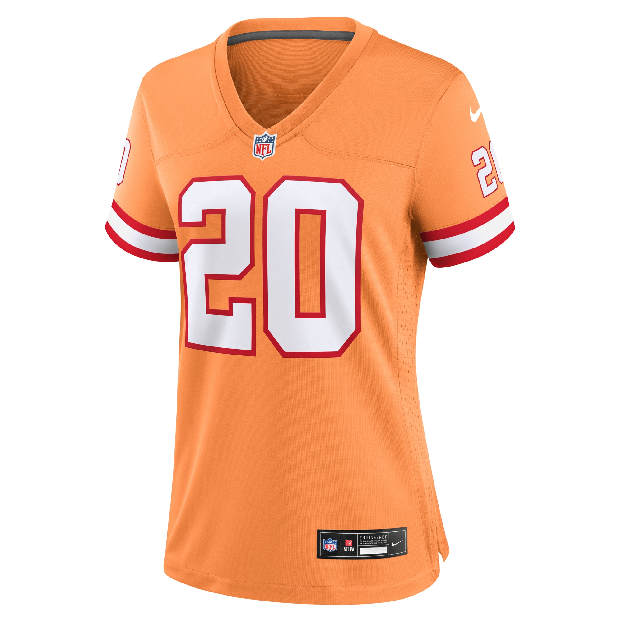 Ronde Barber Tampa Bay Buccaneers Nike Women's Throwback Game Jersey - Orange - vstockx