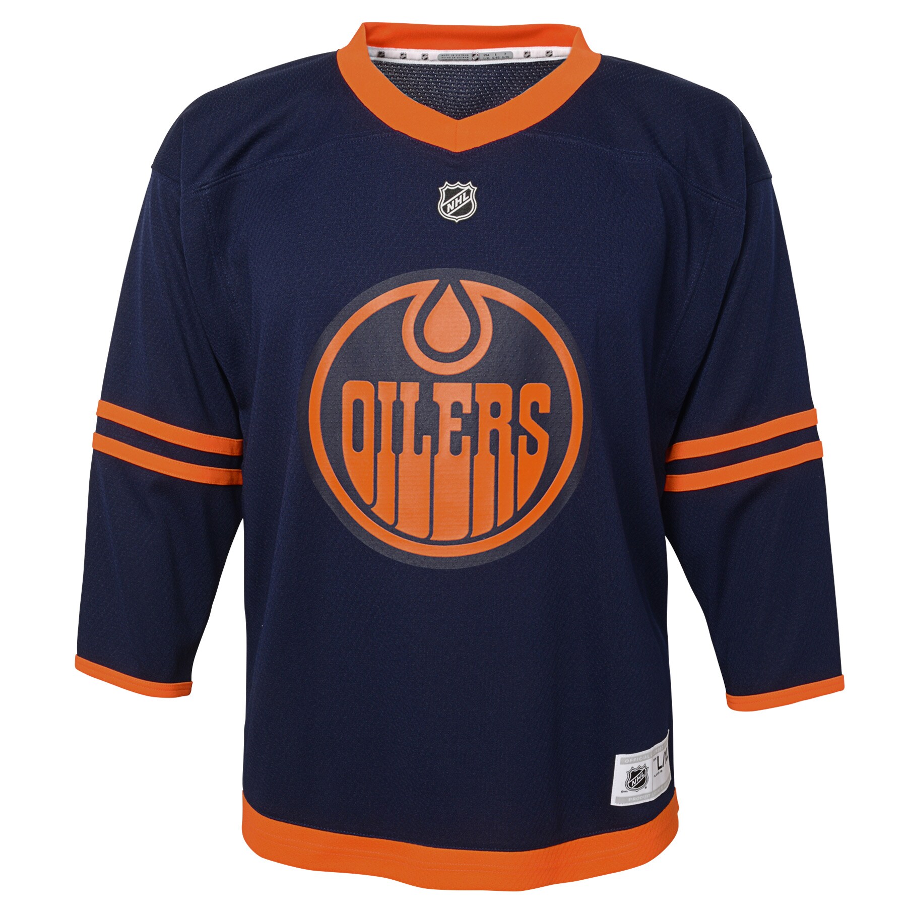 Connor McDavid Edmonton Oilers Preschool Alternate Replica Player Jersey - Navy - vstockx
