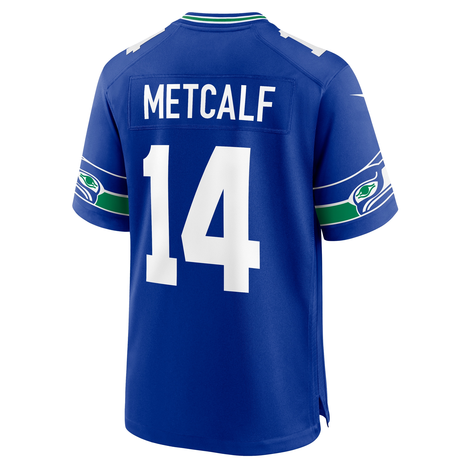 DK Metcalf Seattle Seahawks Nike Throwback Player Game Jersey - Royal - vstockx