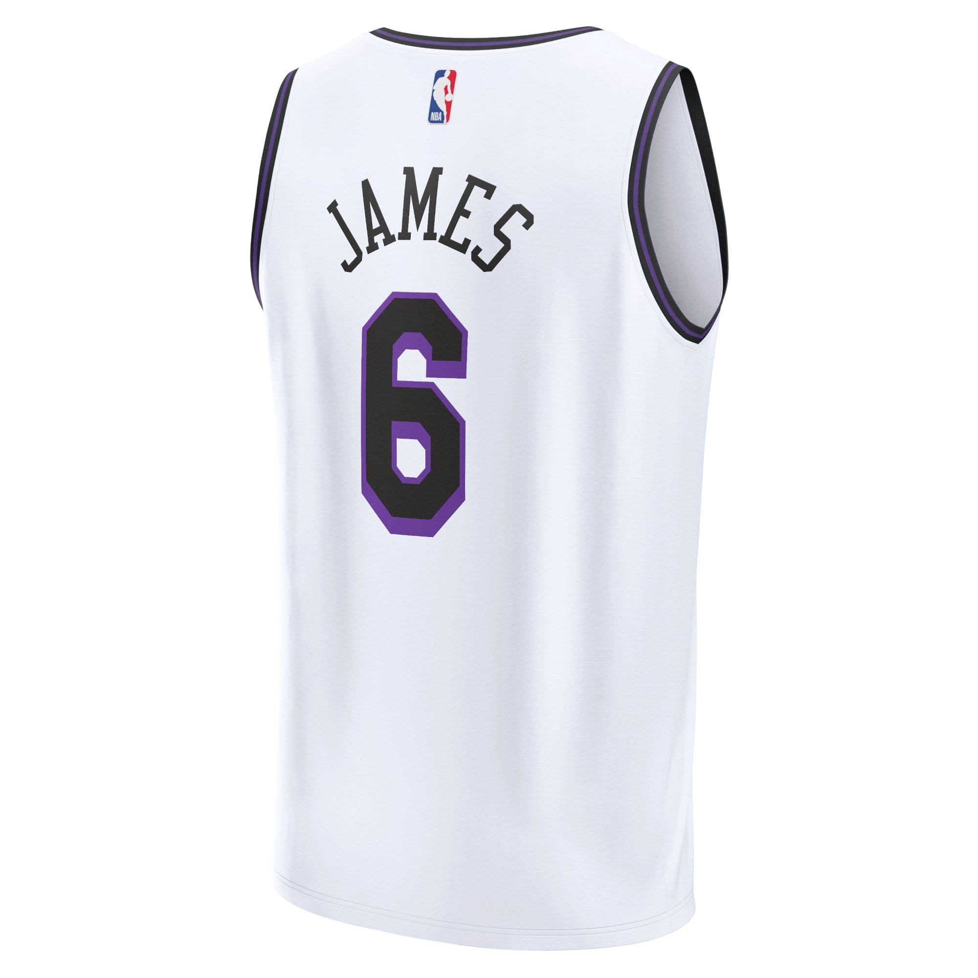 Youth Fanatics Branded LeBron James White Los Angeles Lakers 2022/23 Fastbreak Jersey - City Edition - vstockx