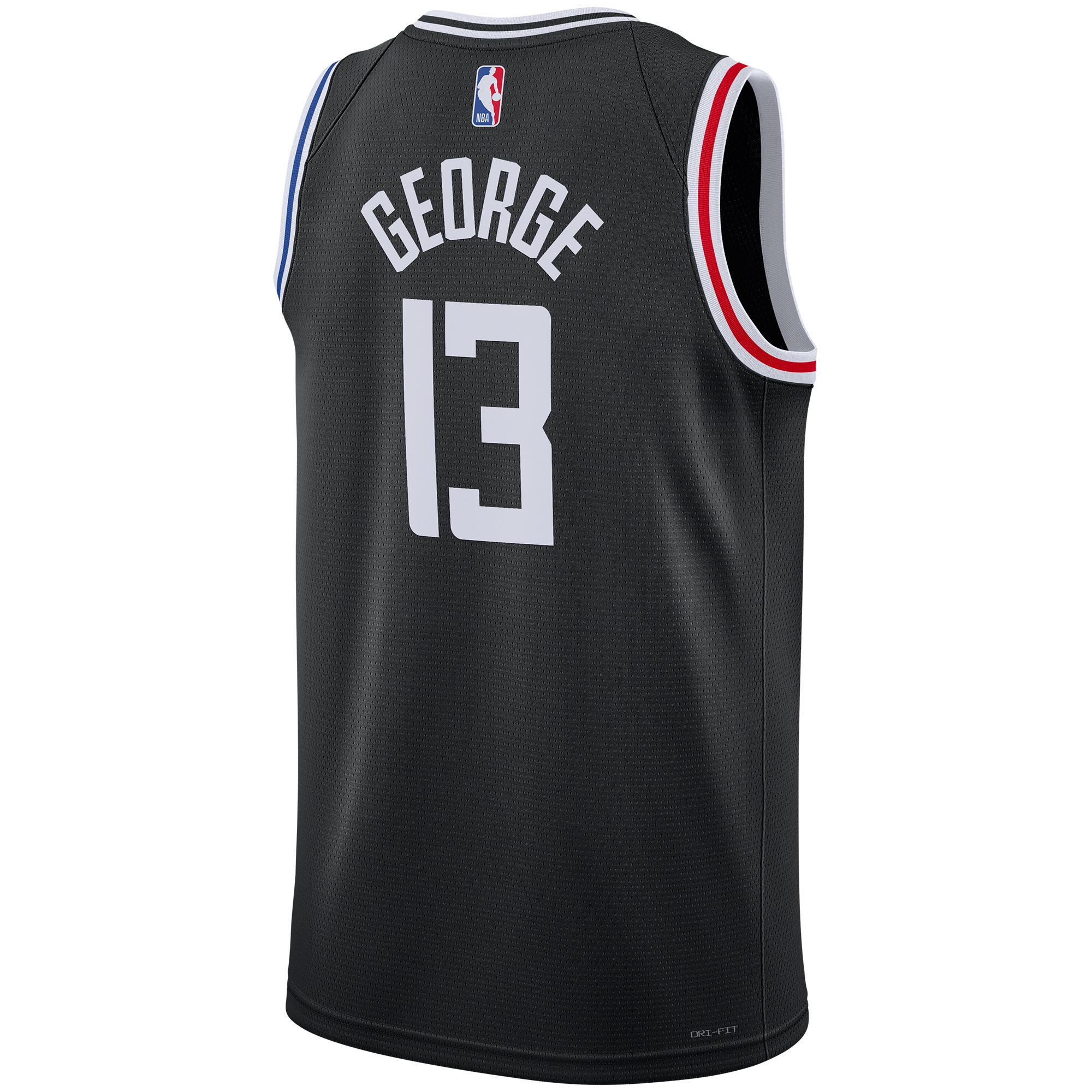 Paul George LA Clippers Nike Unisex 2022/23 Swingman Jersey - City Edition - Black - vstockx