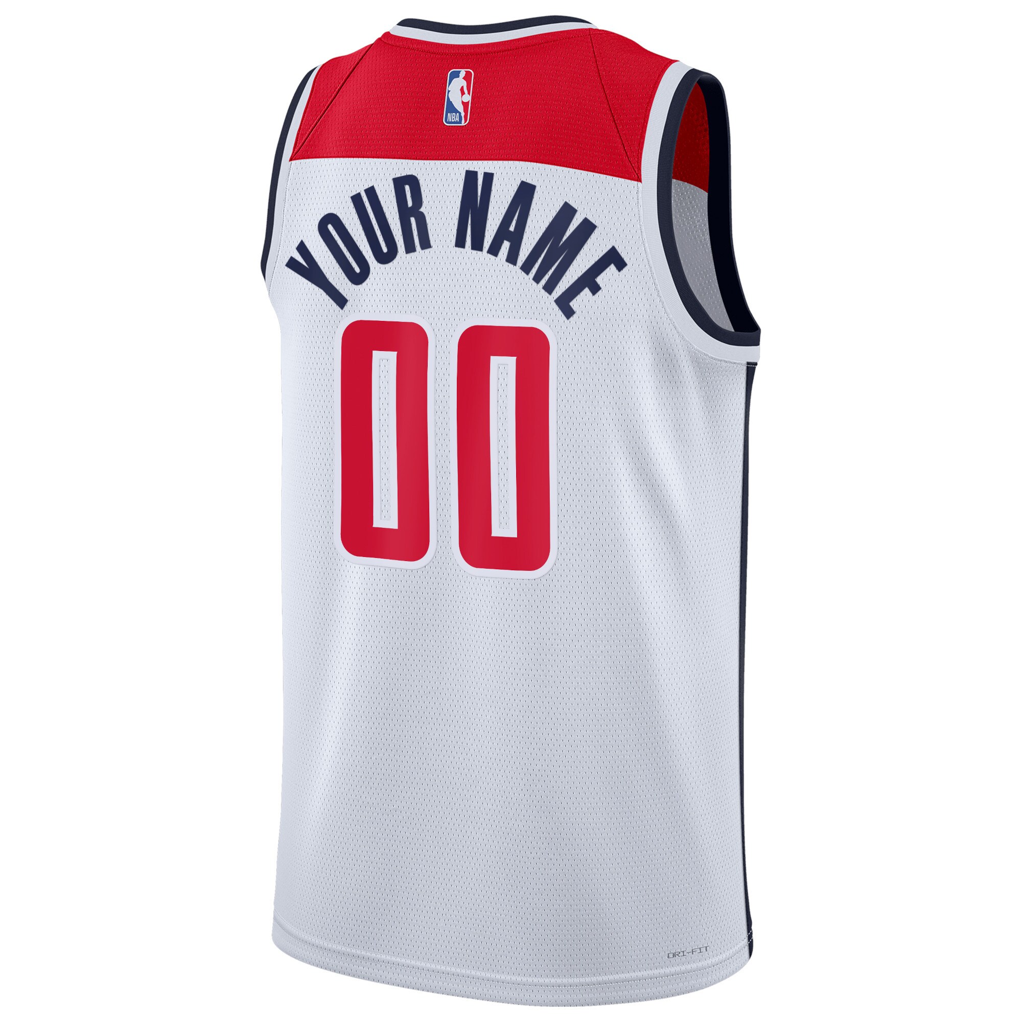 Washington Wizards Nike Unisex Swingman Custom Jersey White - Icon Edition - vstockx