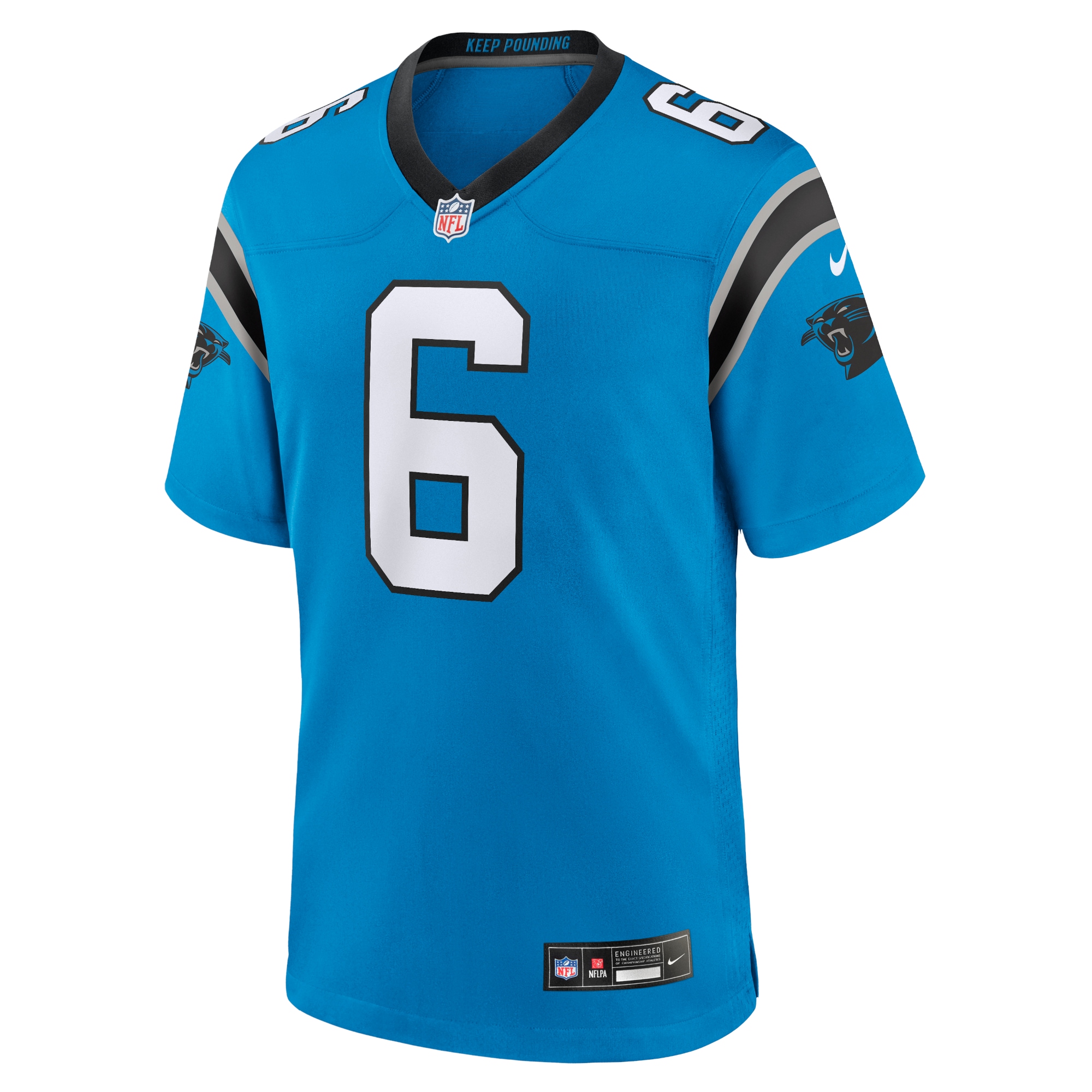 Baker Mayfield Carolina Panthers Nike Alternate Player Game Jersey - Blue - vstockx