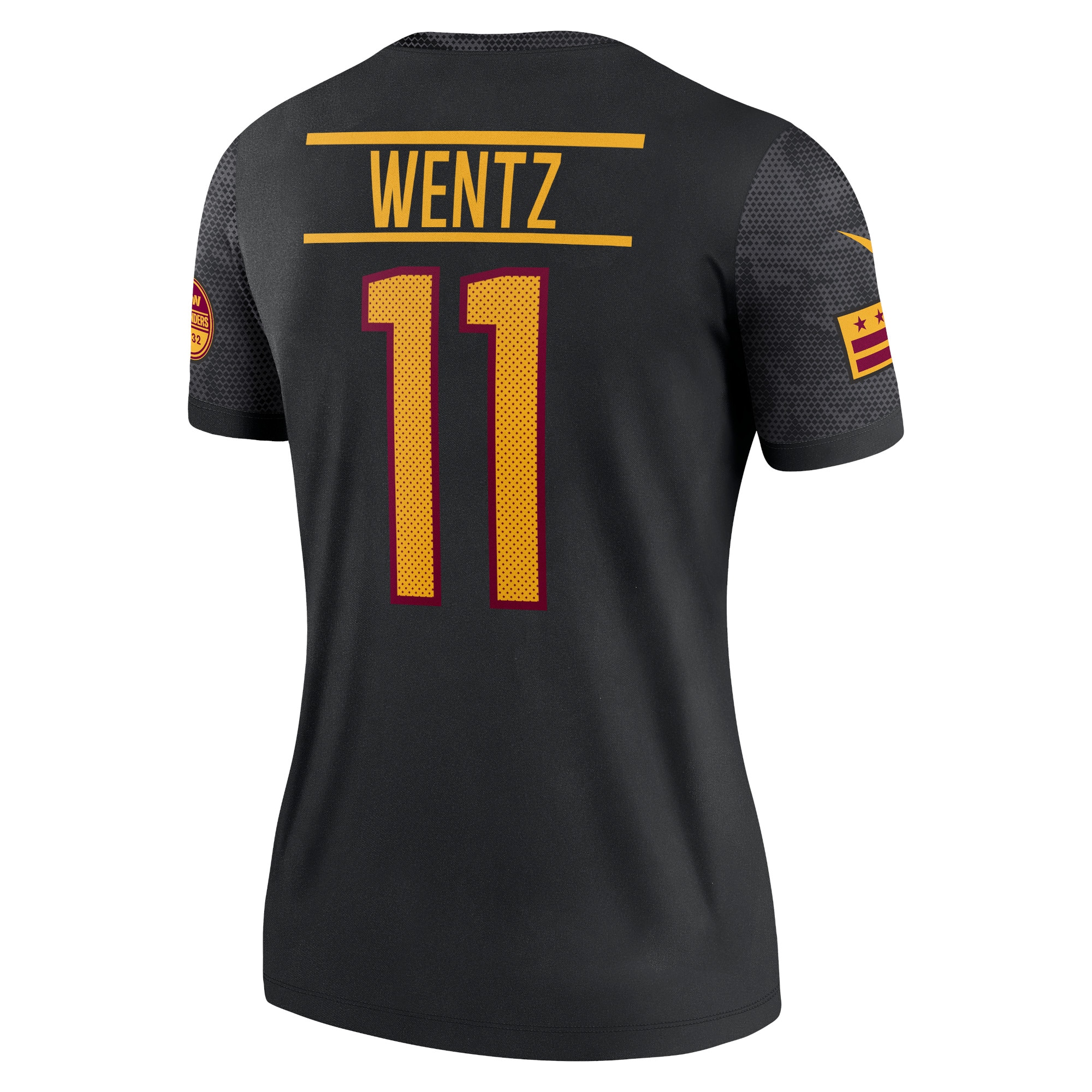 Carson Wentz Washington Commanders Nike Women's Alternate Legend Jersey - Black - vstockx