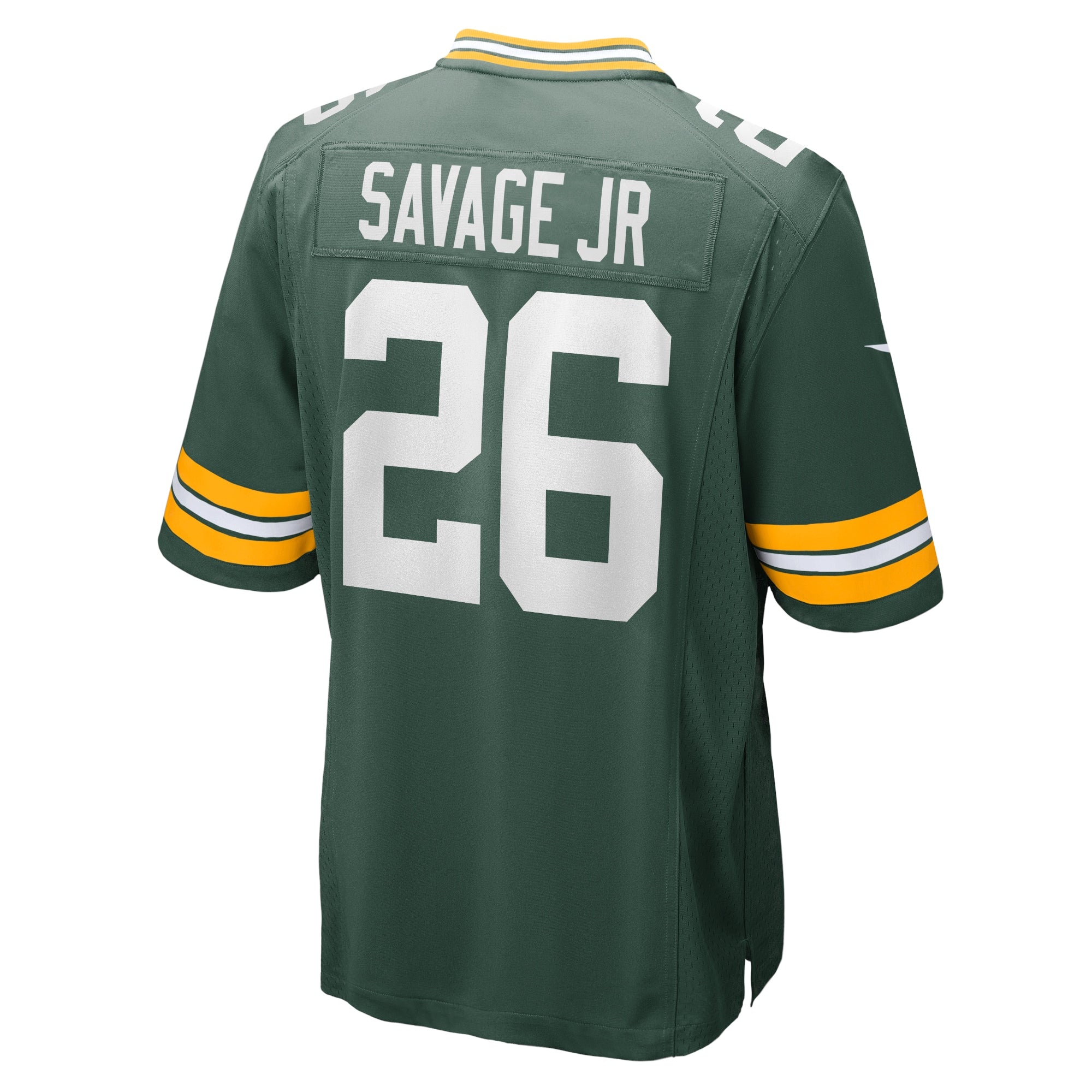 Men's Nike Darnell Savage Jr. Green Green Bay Packers Game Team Jersey - vstockx