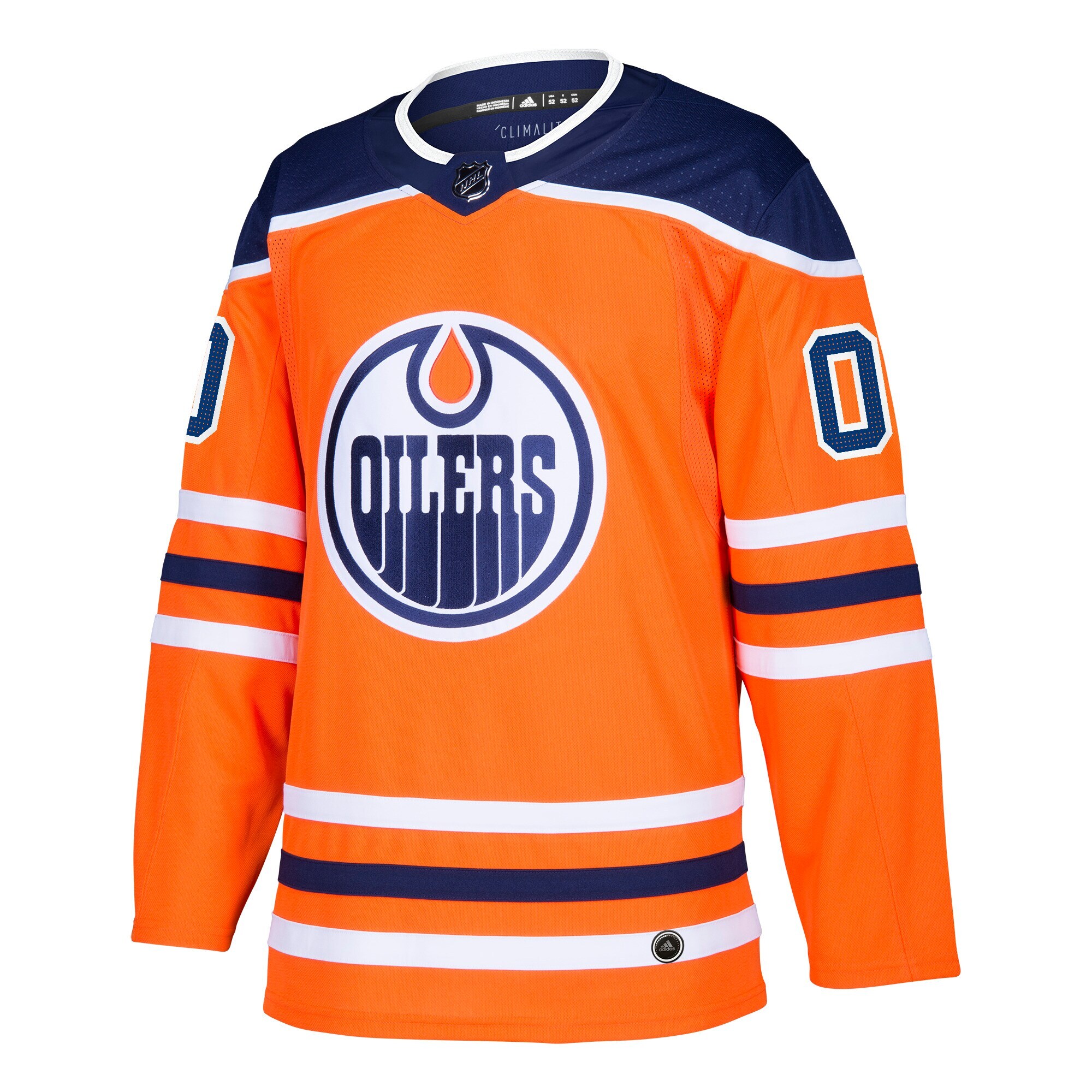 Edmonton Oilers adidas Authentic Custom Jersey - Orange - vstockx