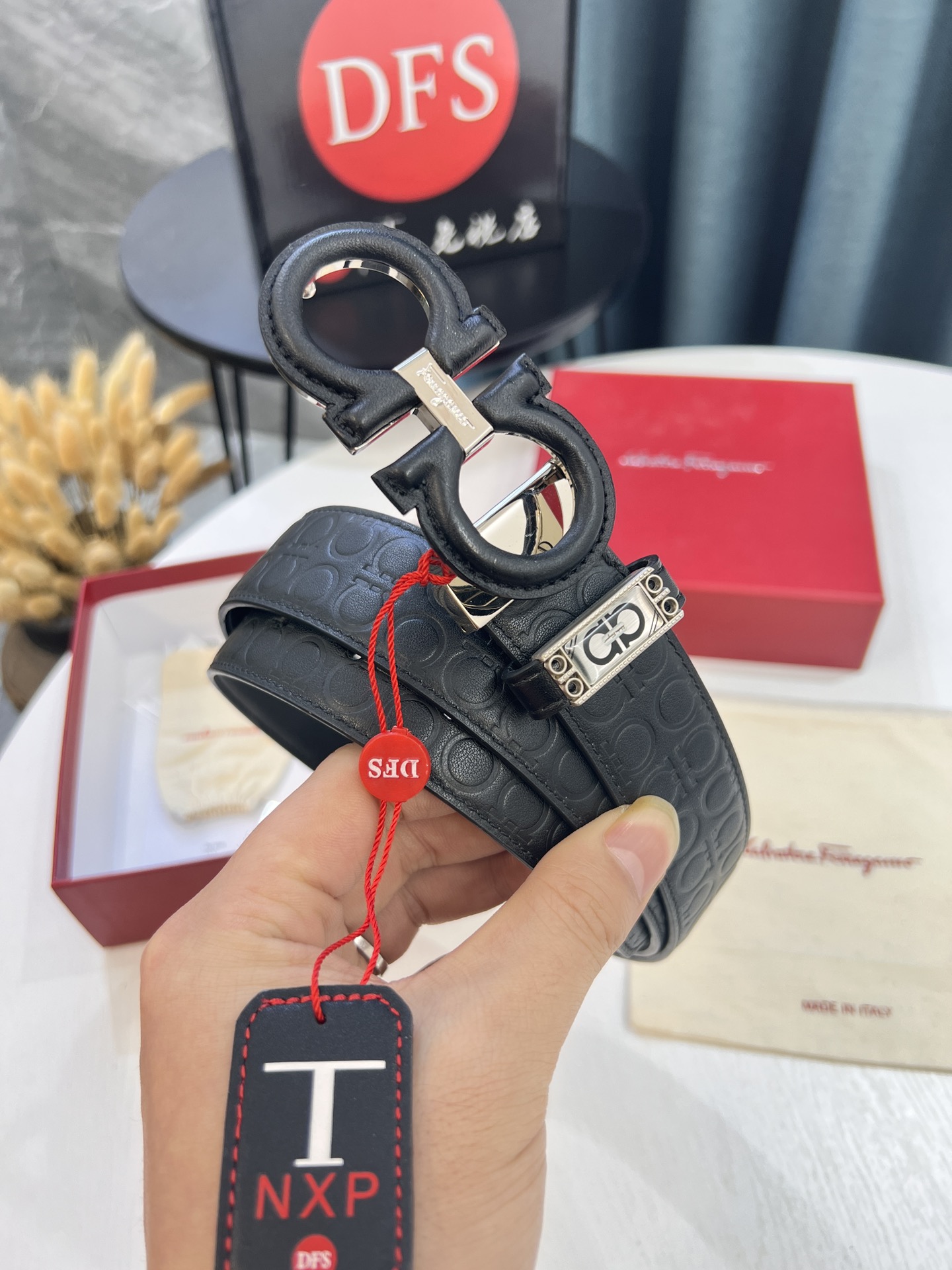 Streetwear Belt Ferragamo 319579 size:3.5cm - vstockx