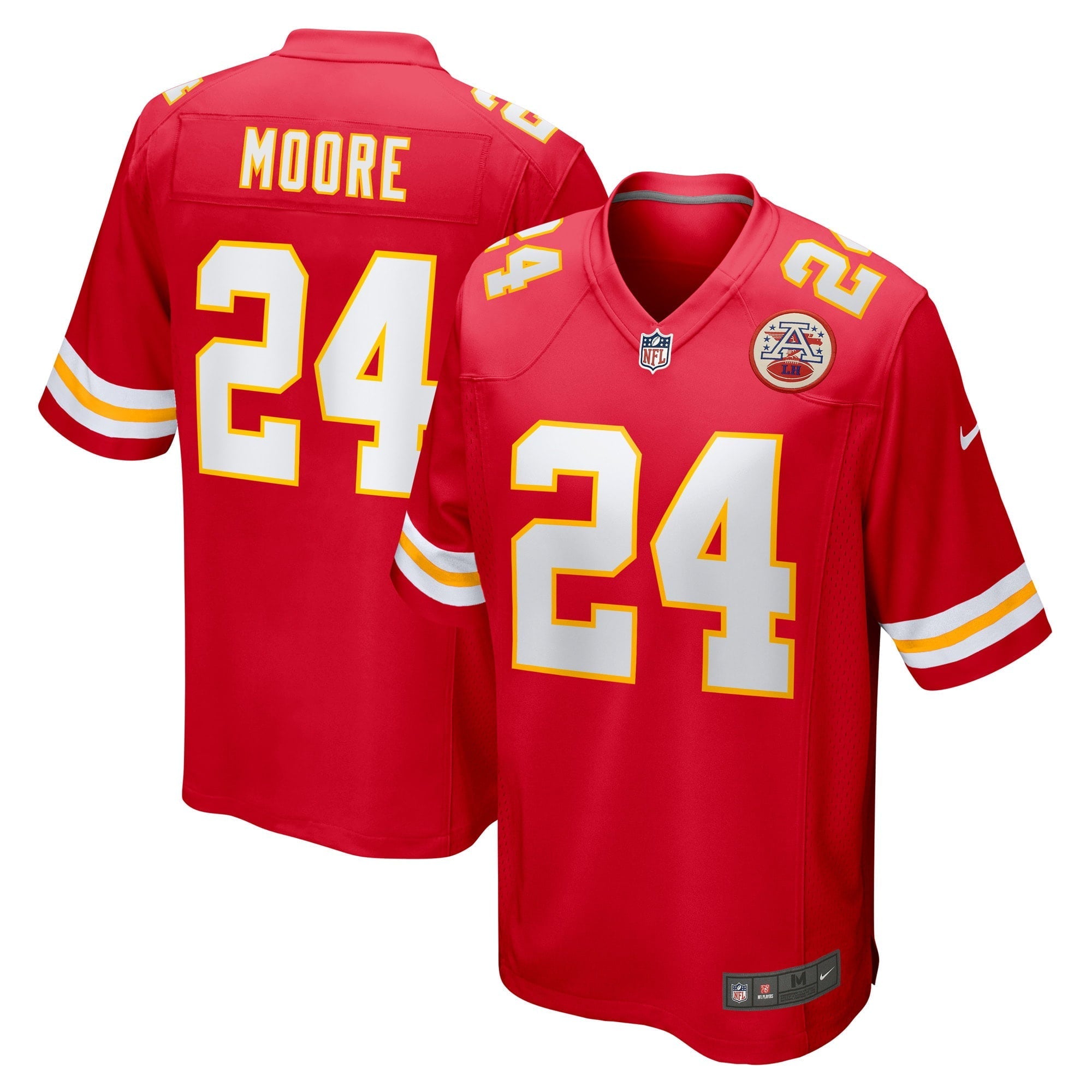 Men's Nike Skyy Moore Red Kansas City Chiefs Game Player Jersey - vstockx