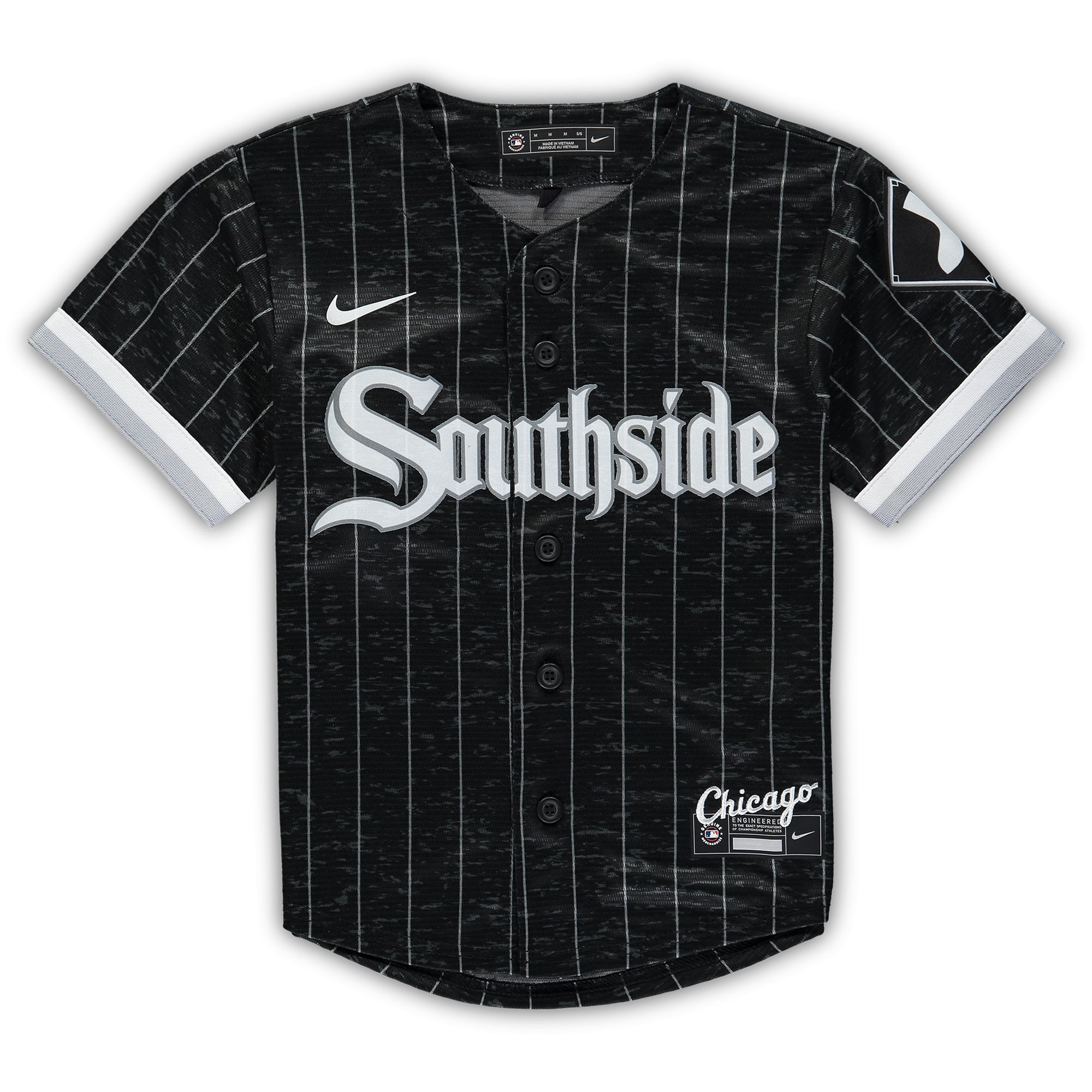 Tim Anderson Chicago White Sox Nike Preschool City Connect Script Replica Jersey - Black - vstockx