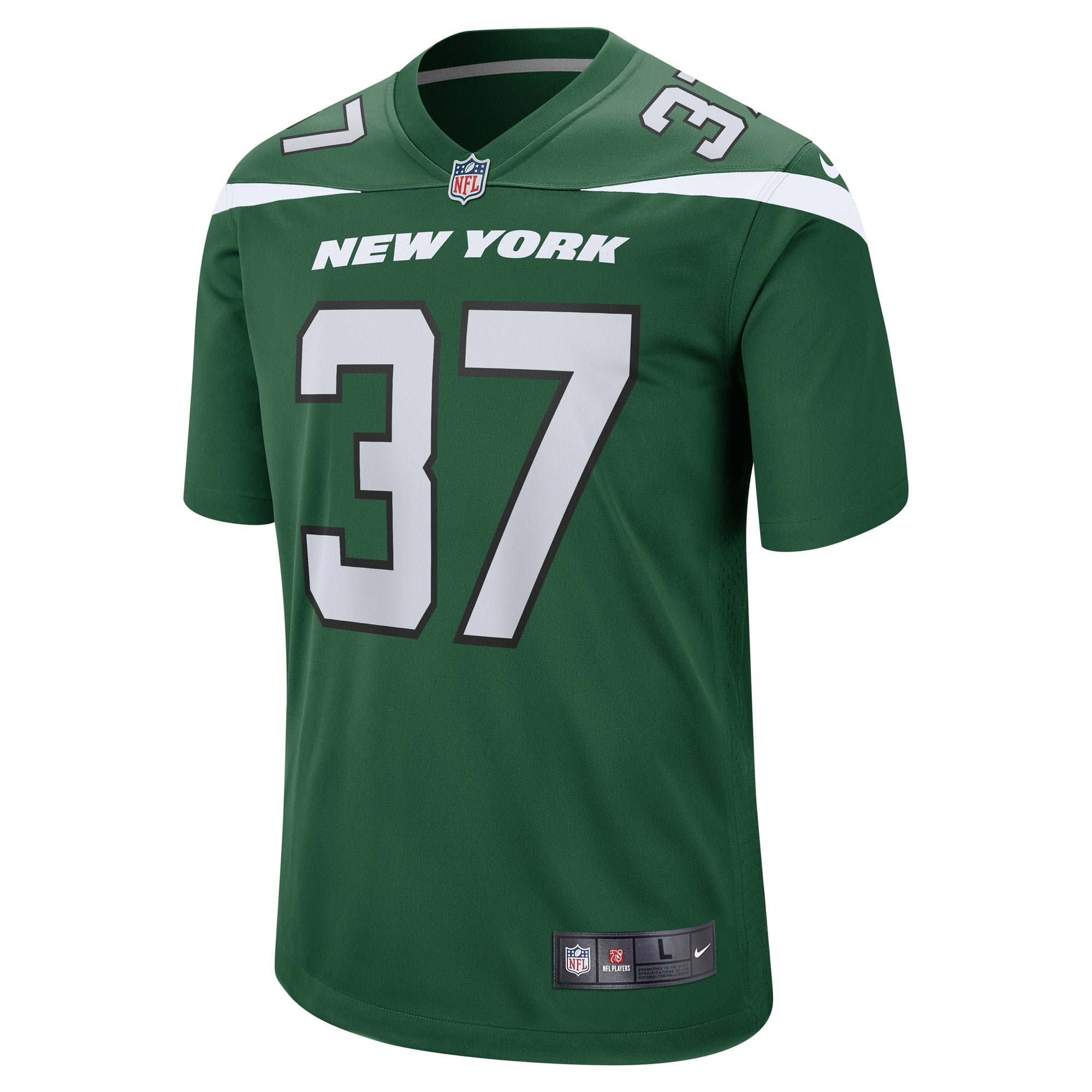 Men's Nike Bryce Hall Gotham Green New York Jets Game Jersey - vstockx