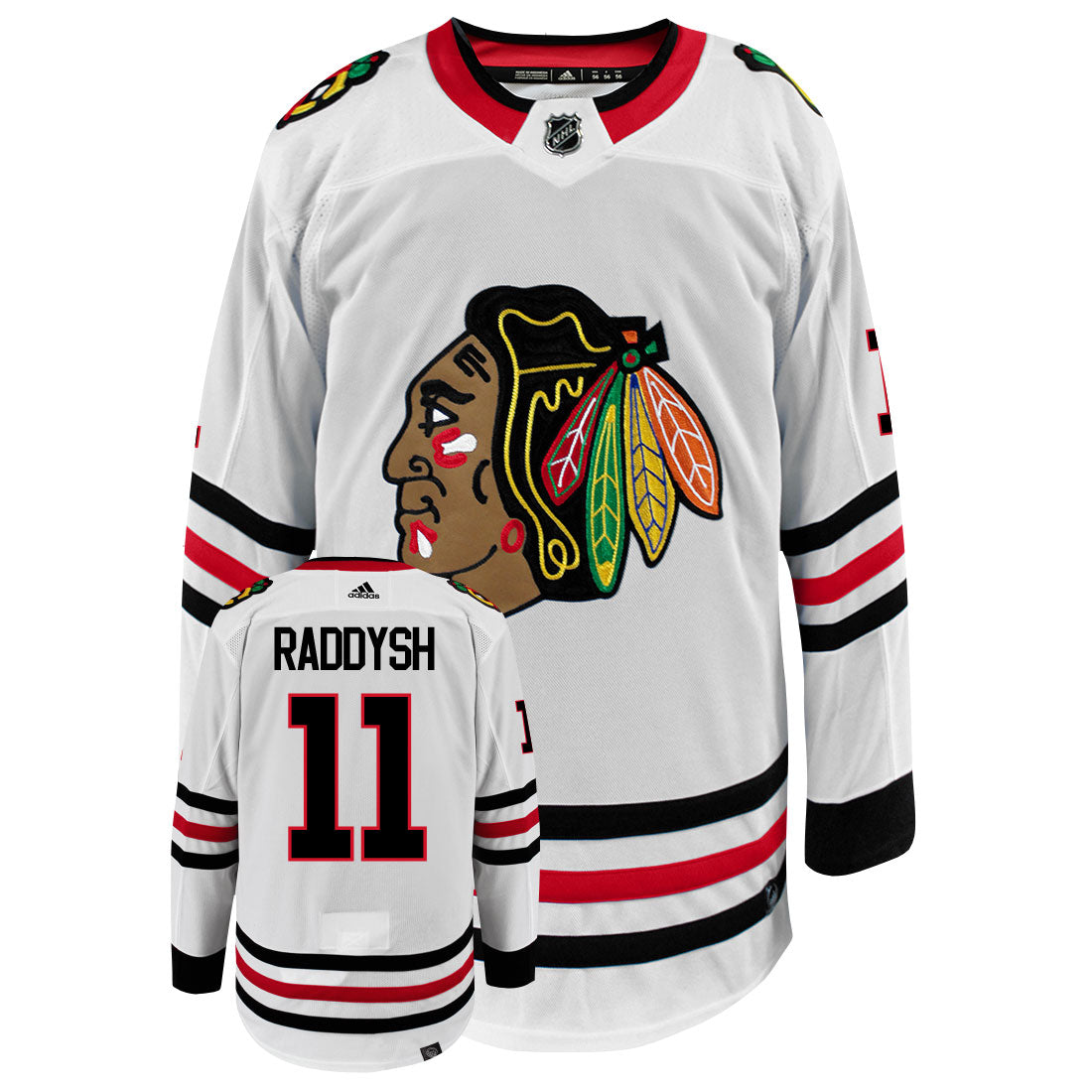 Taylor Raddysh Chicago Blackhawks Adidas Primegreen Authentic NHL Hockey Jersey - vstockx