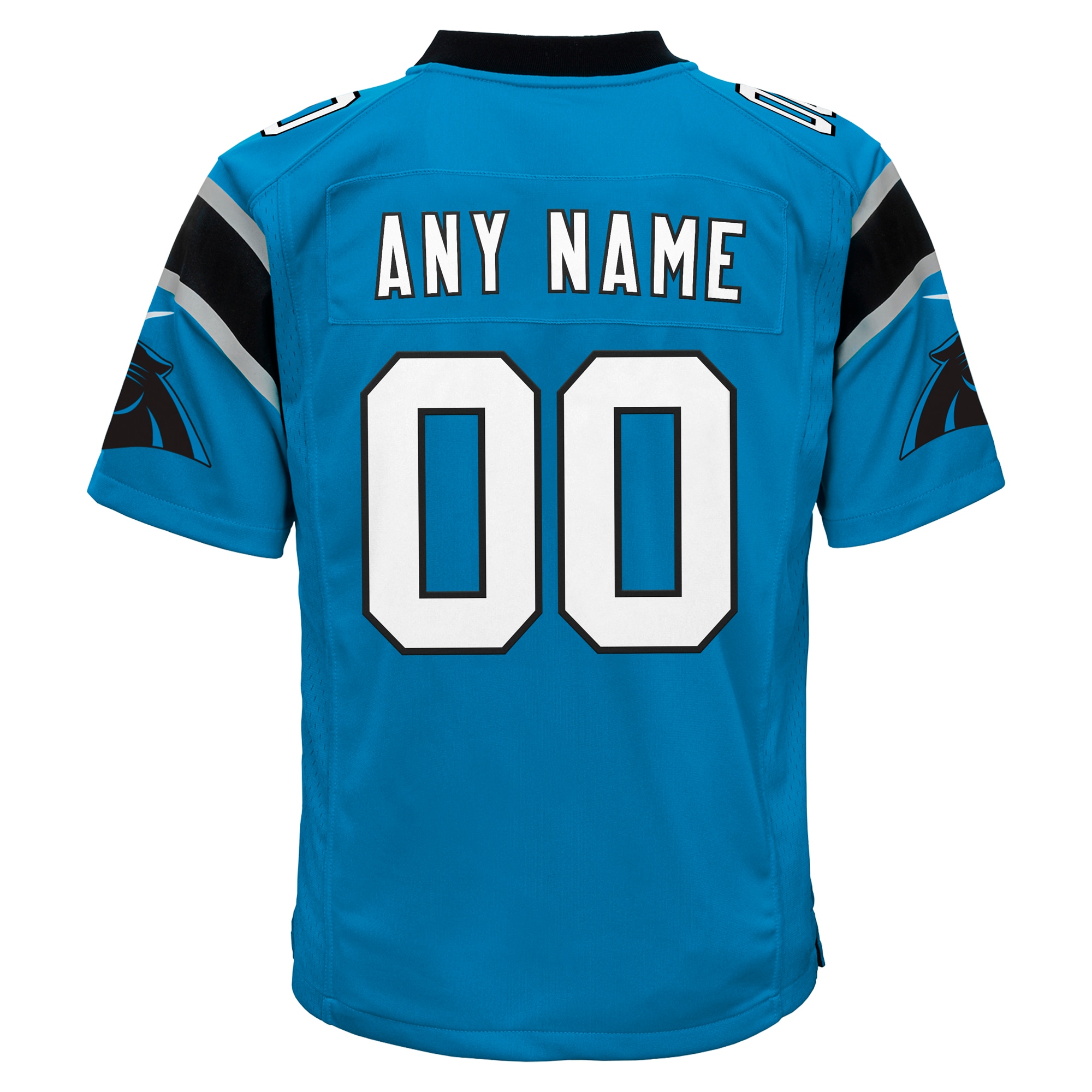 Carolina Panthers Nike Youth Alternate Custom Game Jersey - Blue - vstockx