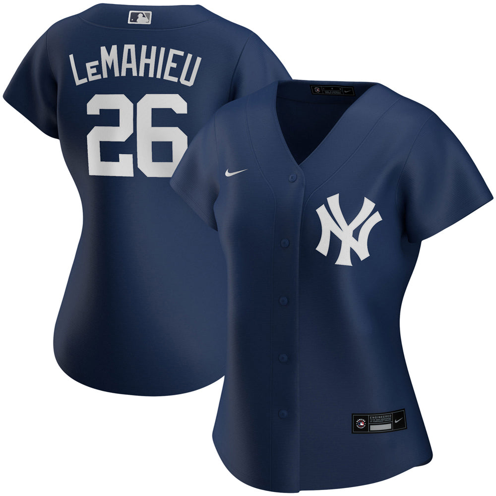 Women's New York Yankees DJ LeMahieu Alternate Player Jersey - Navy - vstockx