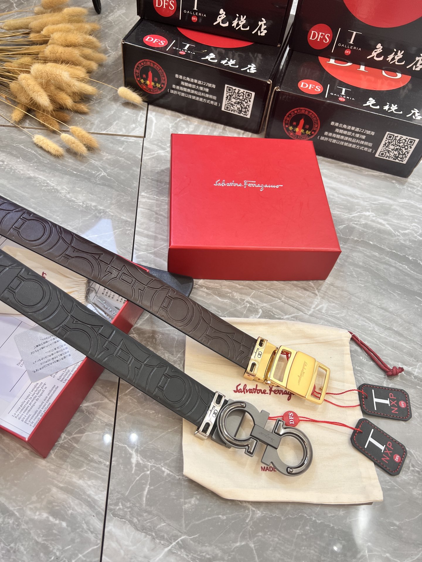 Streetwear Belt Ferragamo 319959 size:3.5cm - vstockx