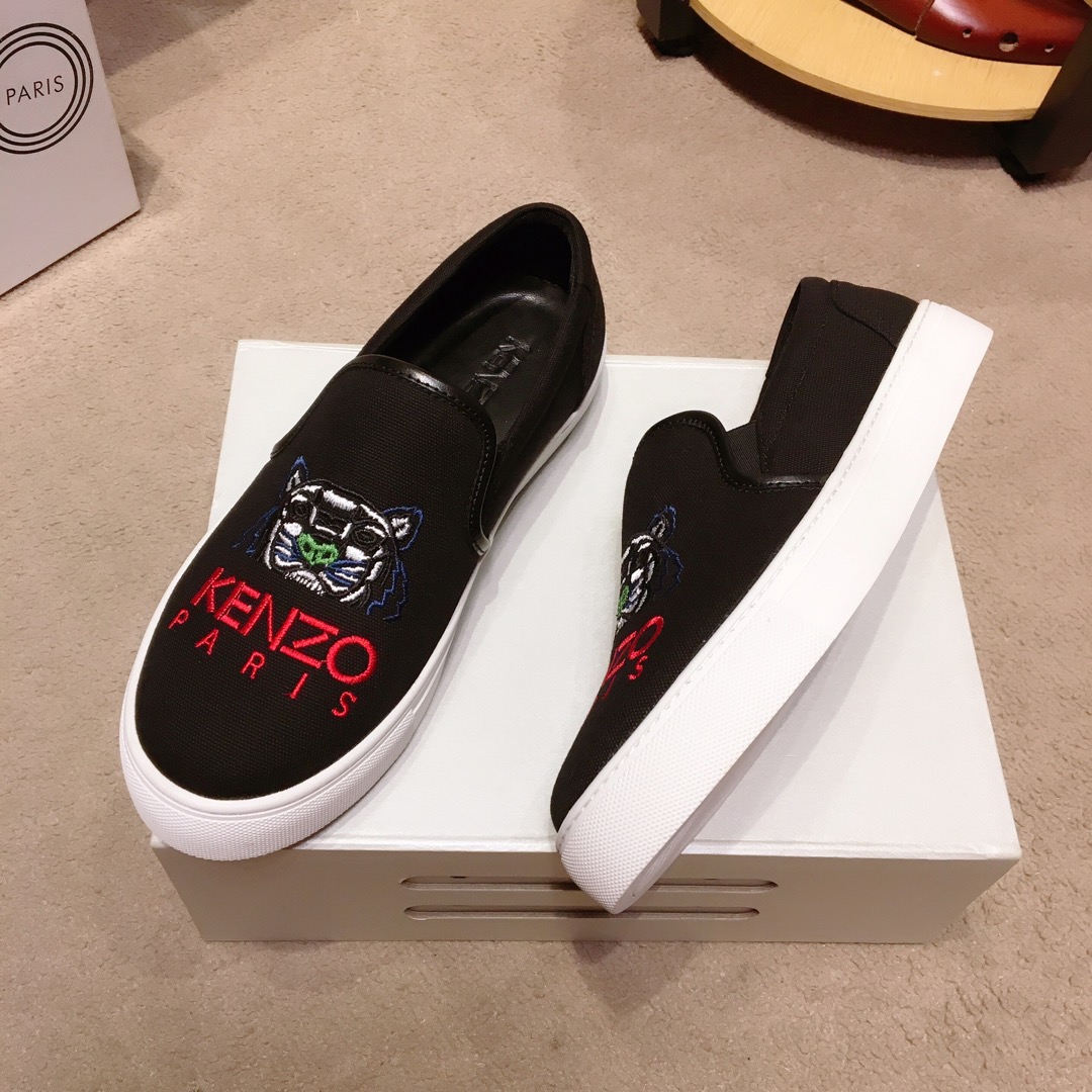 Kenzo K-SKATE Tiger canvas slip-on sneakers 18 - vstockx