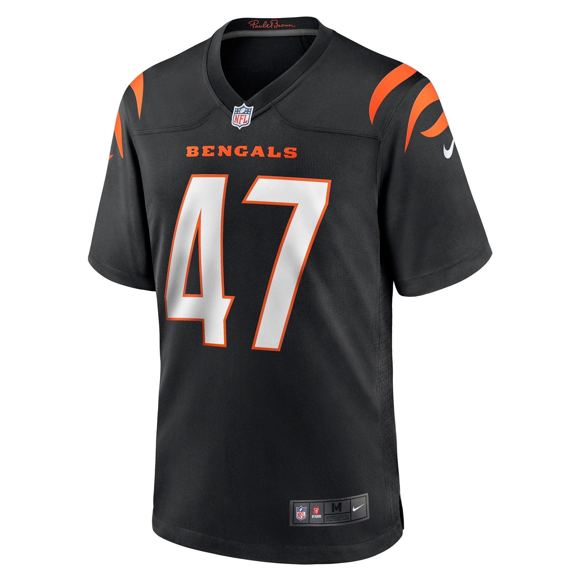 Men's Nike Keandre Jones Black Cincinnati Bengals Game Jersey - vstockx