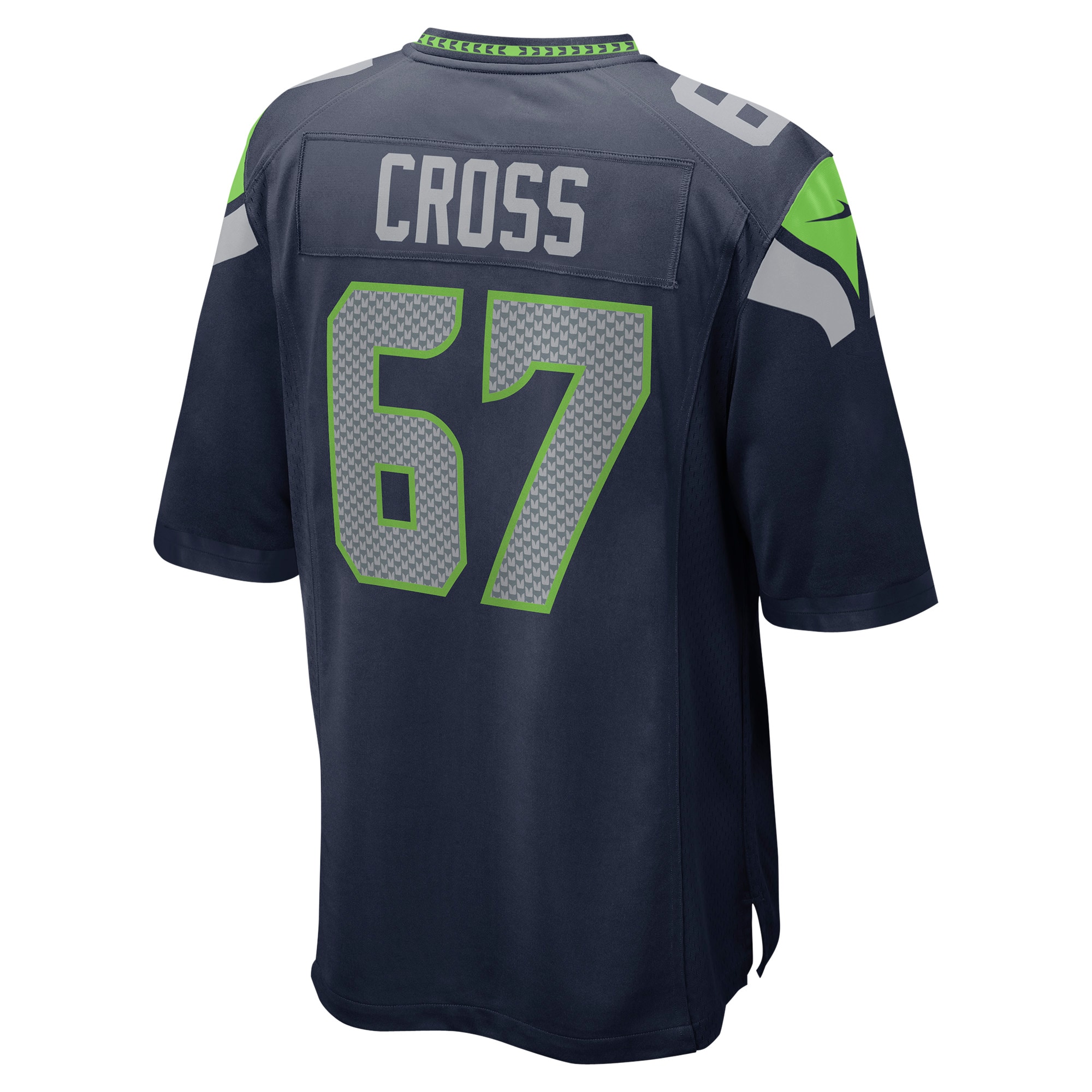 Charles Cross Seattle Seahawks Nike Player Game Jersey - Navy - vstockx