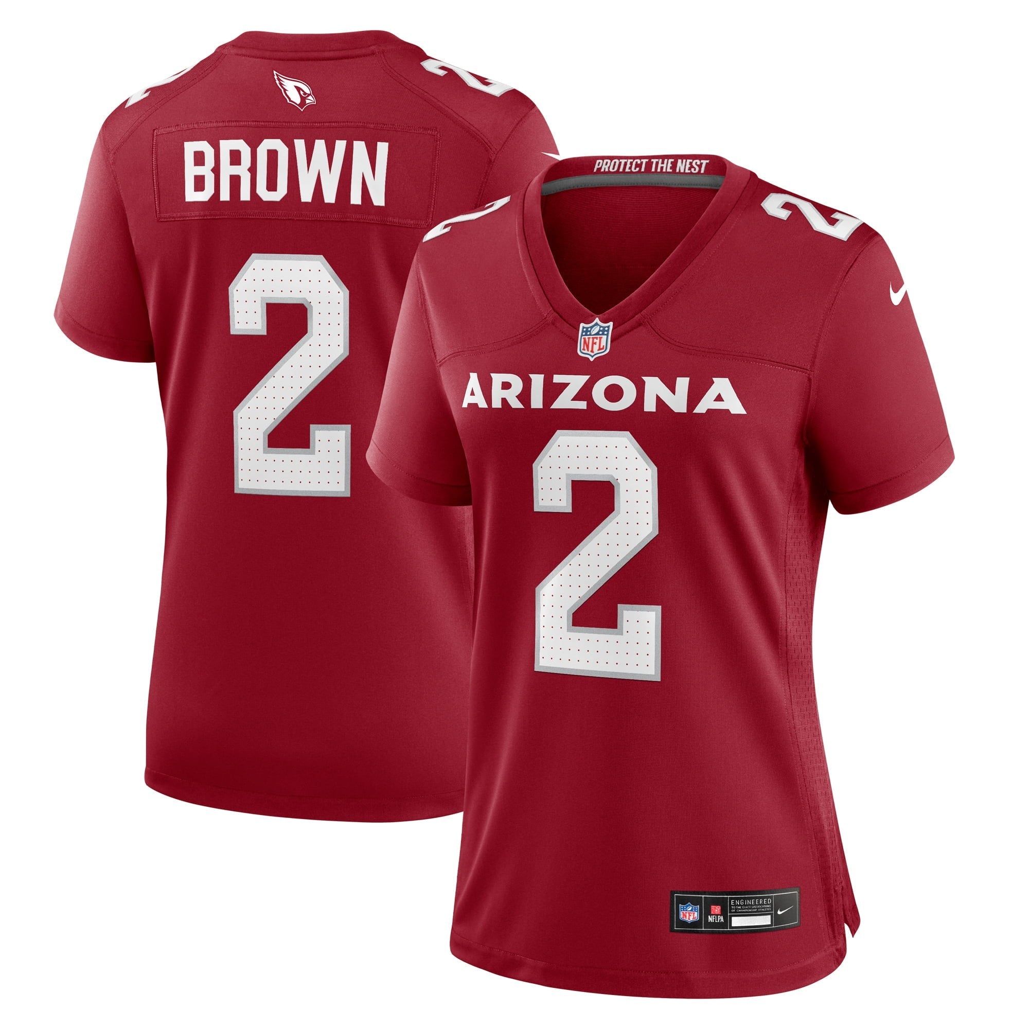 Women's Nike Marquise Brown Cardinal Arizona Cardinals Home Game Jersey - vstockx