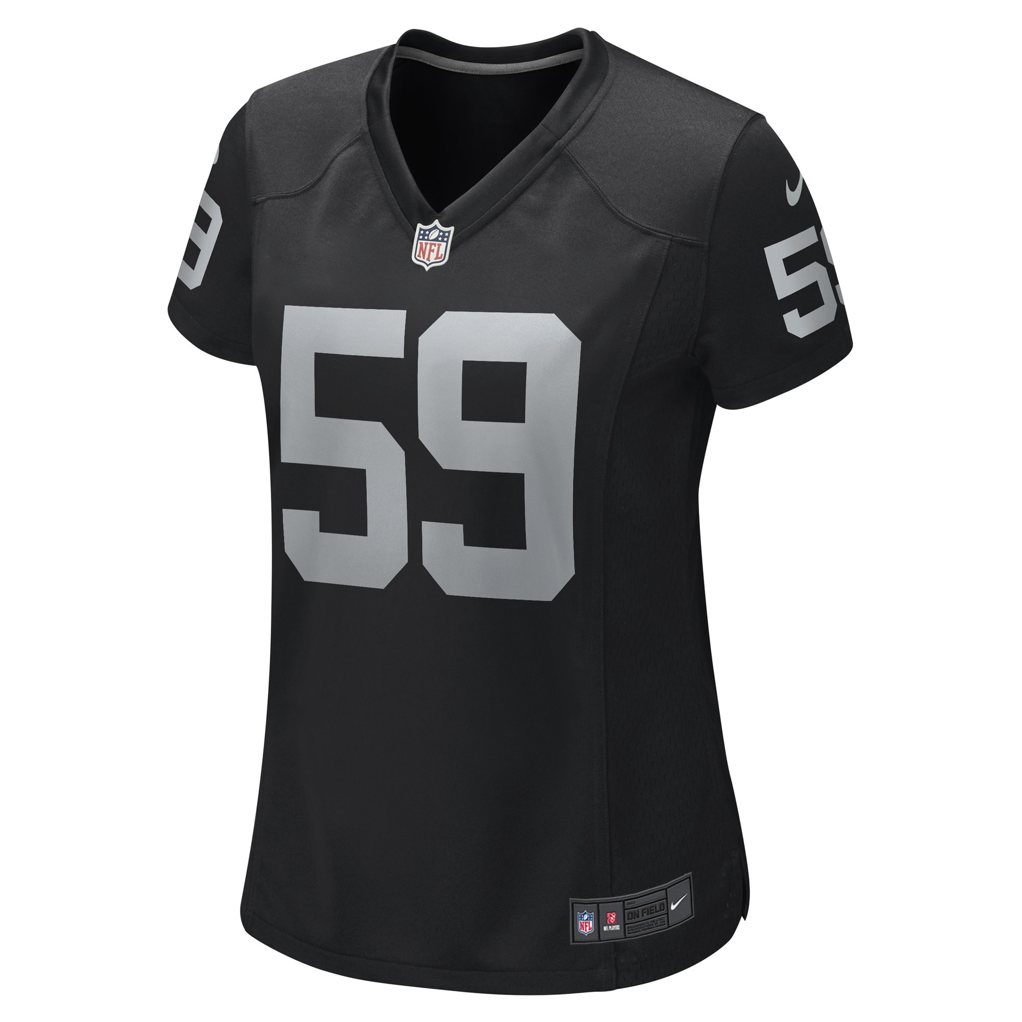 Luke Masterson Las Vegas Raiders Nike Women's Game Player Jersey - Black - vstockx