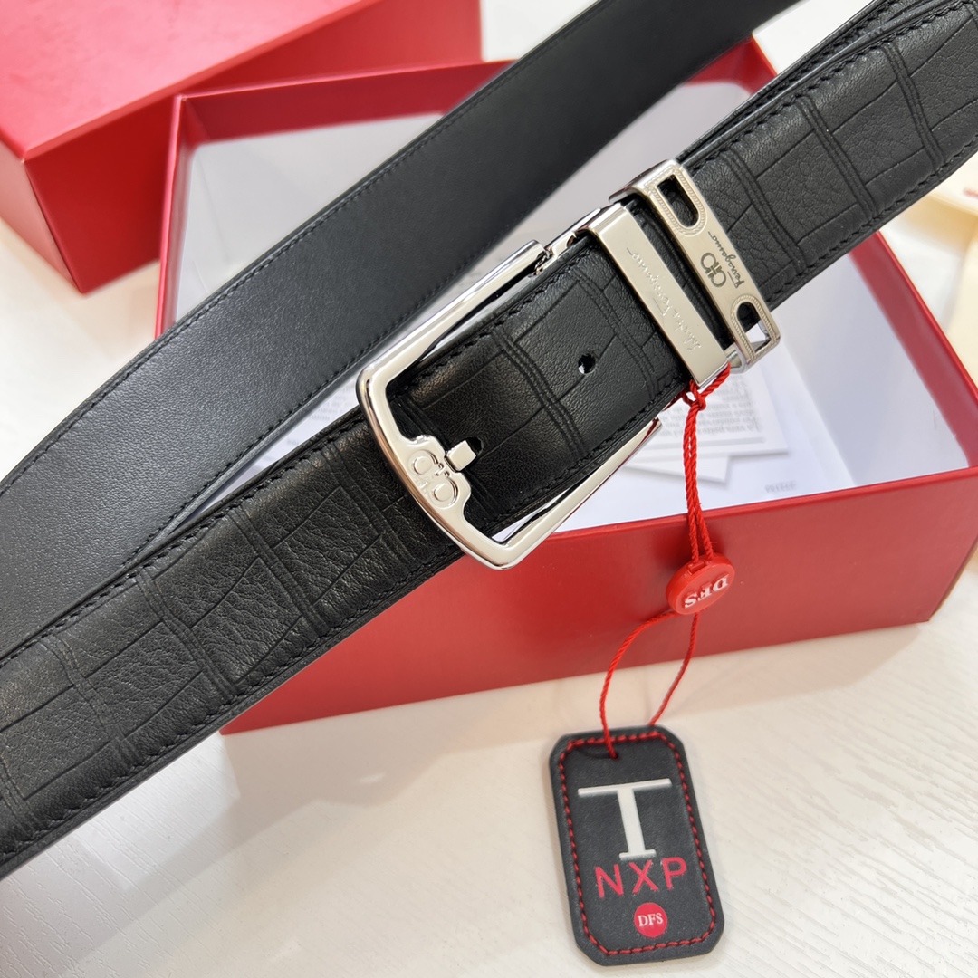 Streetwear Belt Ferragamo 319708 size:3.5cm - vstockx