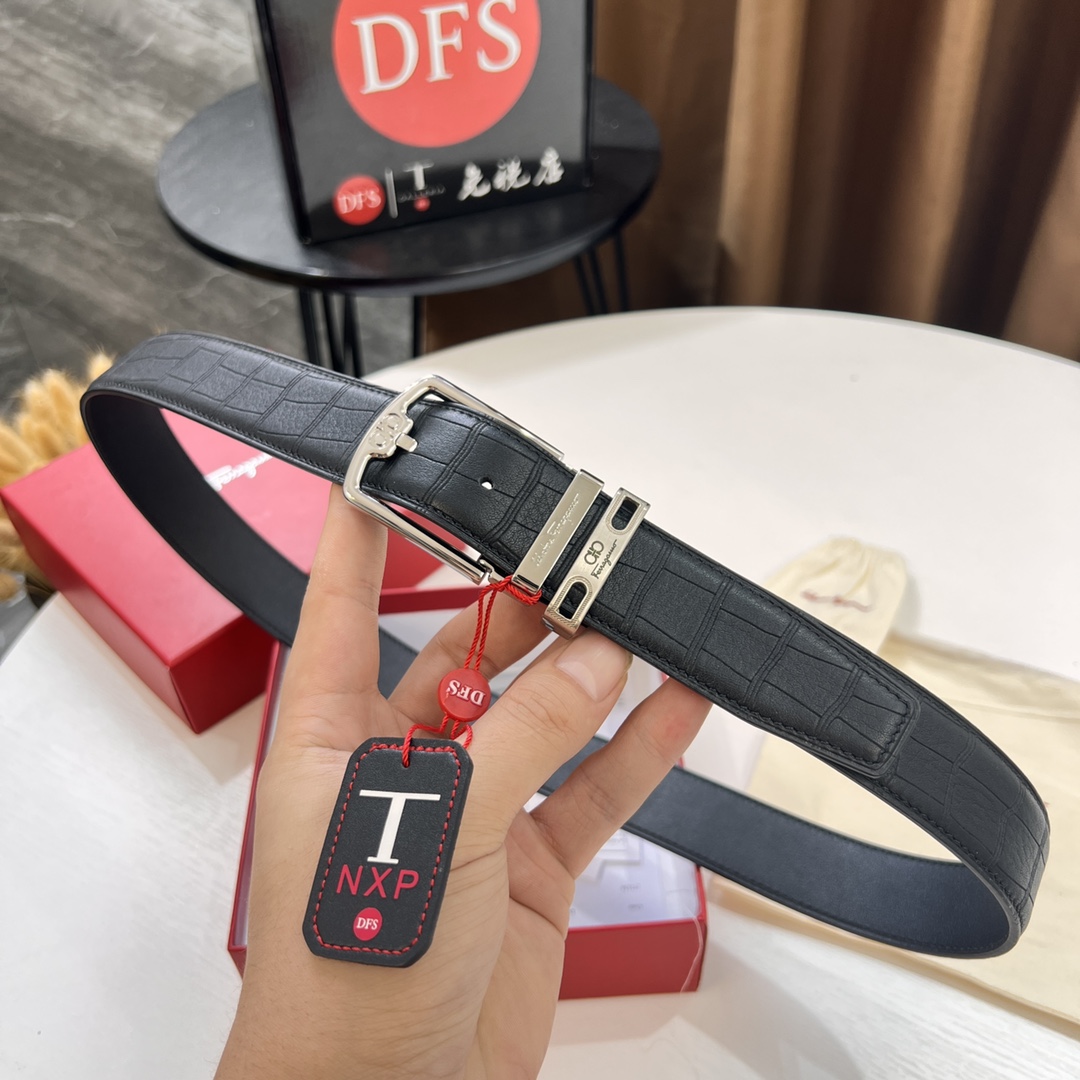 Streetwear Belt Ferragamo 319708 size:3.5cm - vstockx