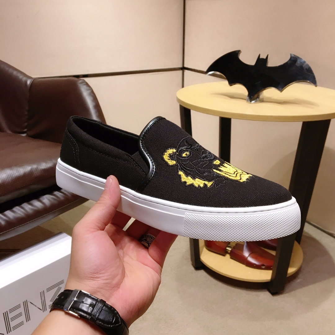 Kenzo K-SKATE Tiger canvas slip-on sneakers 17 - vstockx