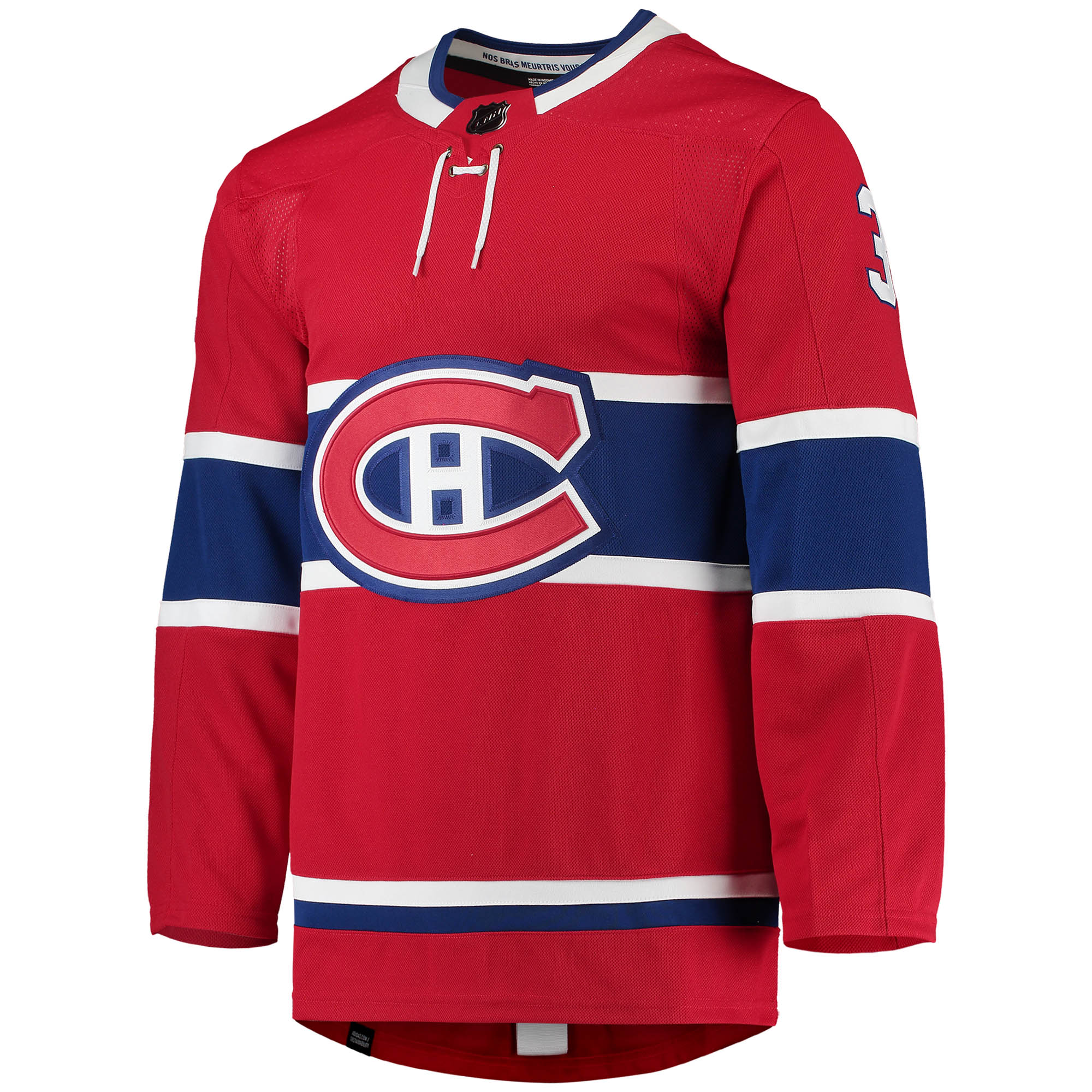 Carey Price Montreal Canadiens adidas Home Primegreen Authentic Pro Player Jersey - Red - vstockx