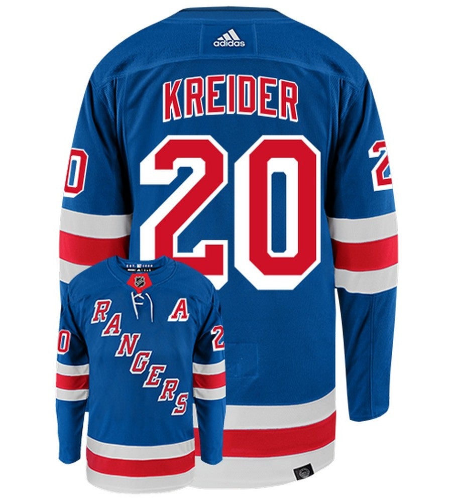 Chris Kreider New York Rangers Adidas Primegreen Authentic NHL Hockey Jersey - vstockx