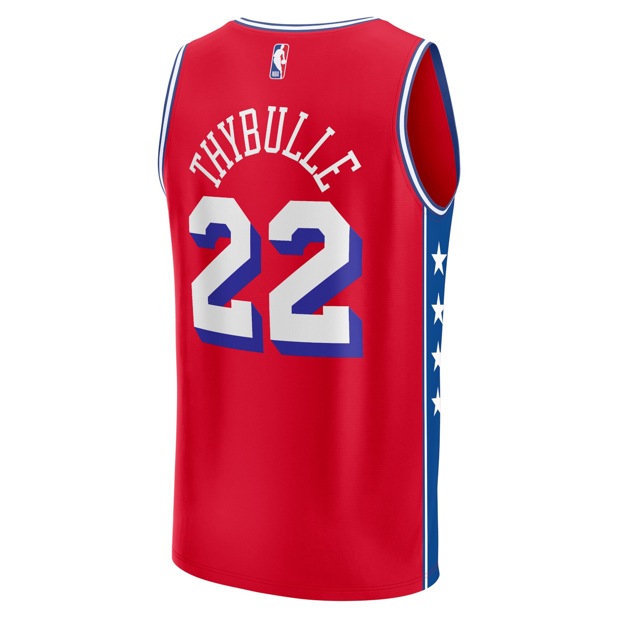 Matisse Thybulle Philadelphia 76ers Fanatics Branded Youth Fast Break Player Jersey - Statement Edition - Red - vstockx
