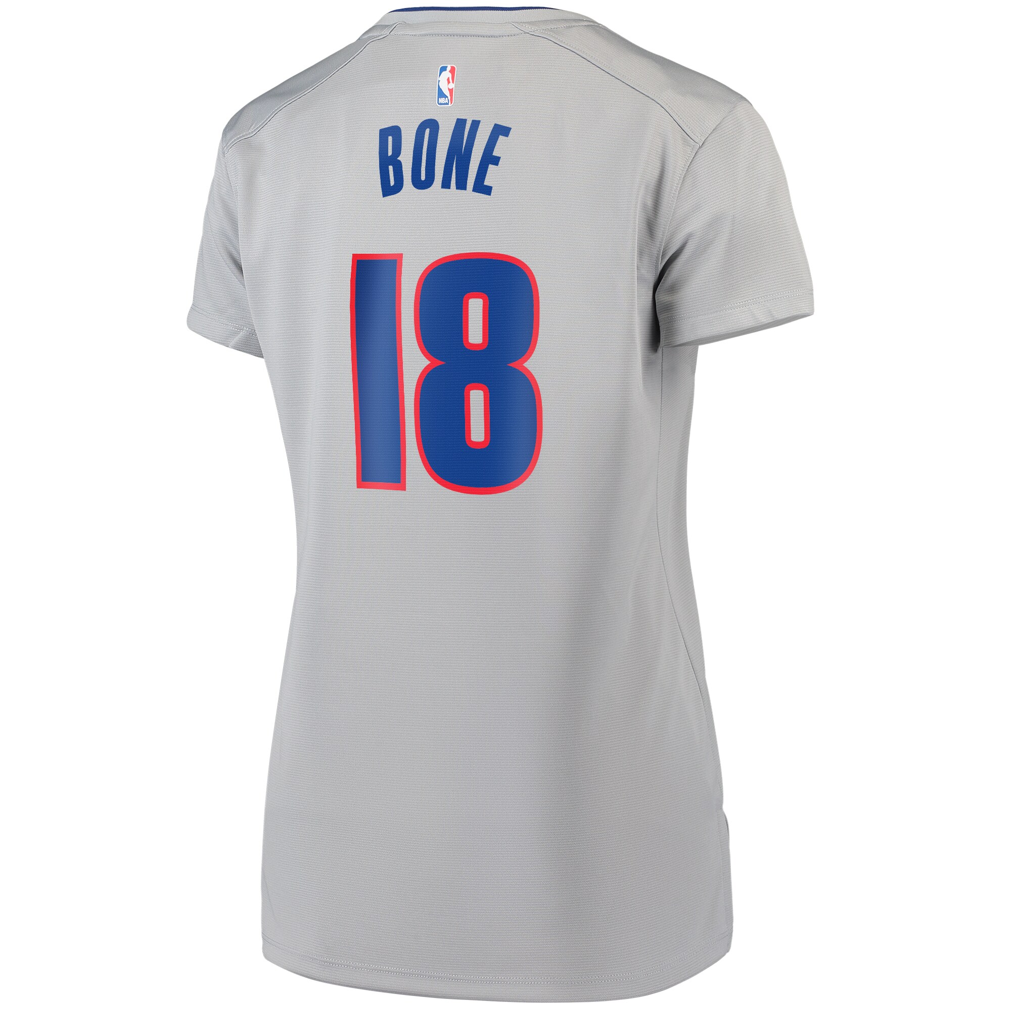 Jordans Bone Detroit Pistons Fanatics Branded Women's Fast Break Replica Player Jersey - Statement Edition - Gray - vstockx