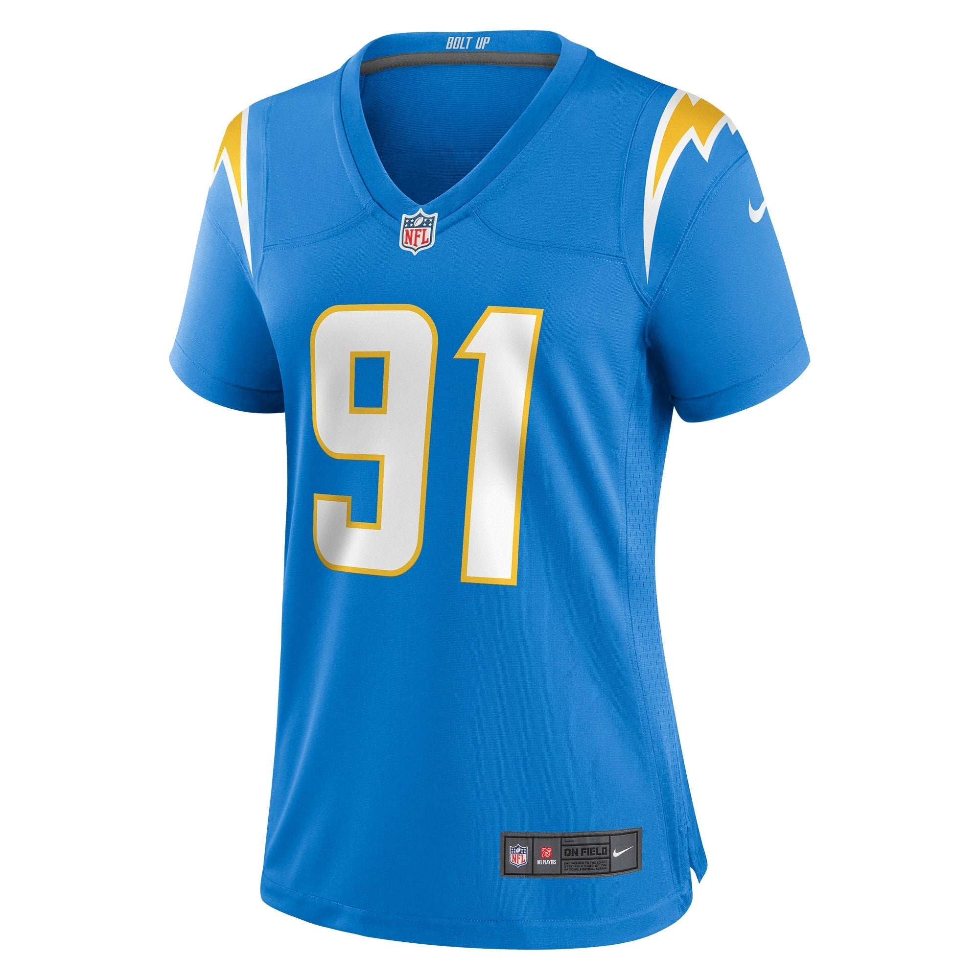 Women's Nike Forrest Merrill Powder Blue Los Angeles Chargers Player Game Jersey - vstockx