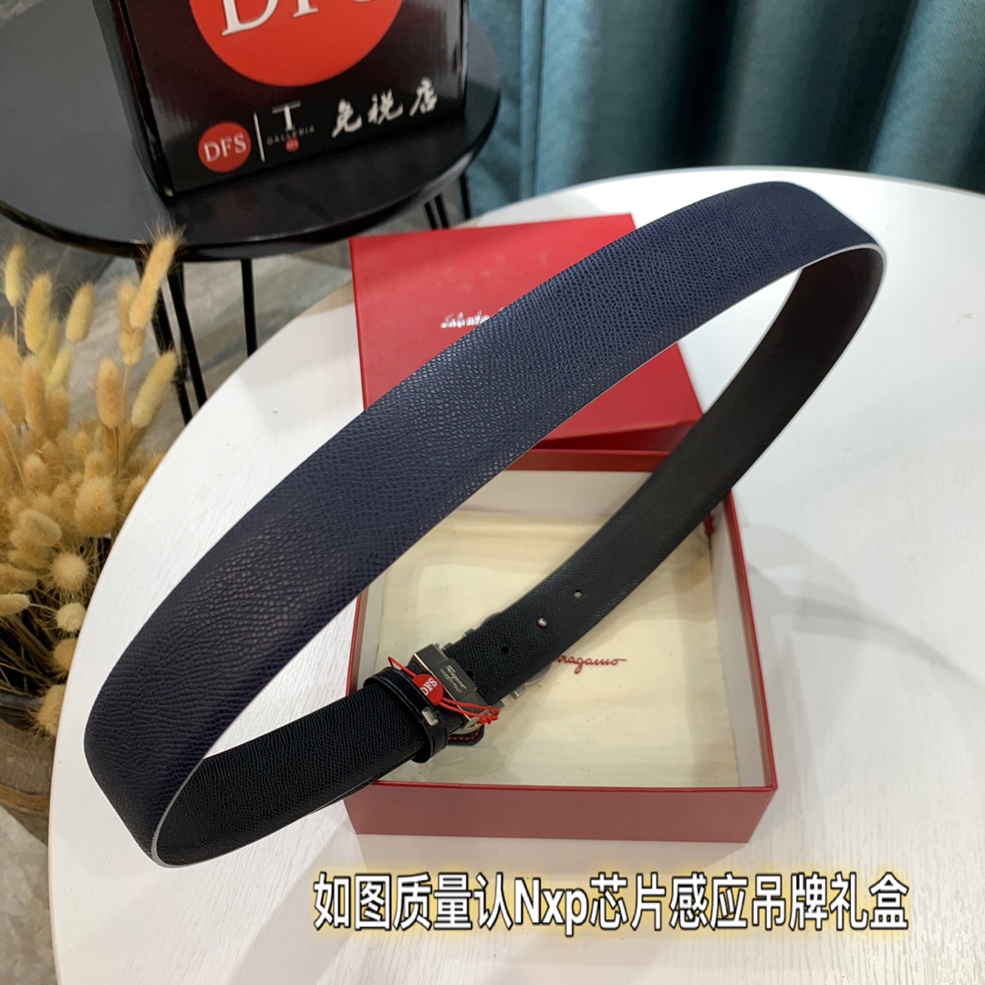 Streetwear Belt Ferragamo 319445 size:3.5cm - vstockx