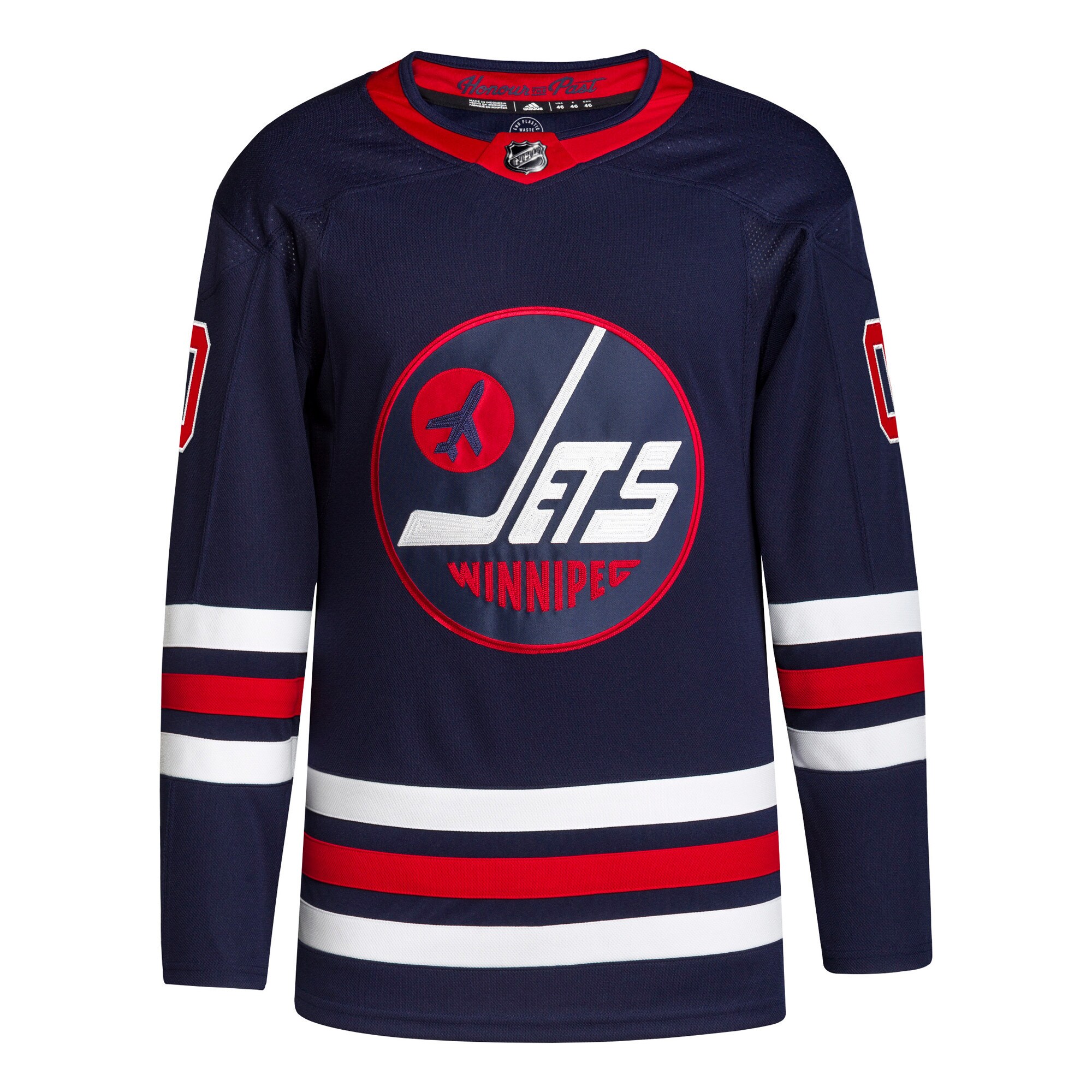 Winnipeg Jets adidas 2021/22 Alternate Primegreen Authentic Pro Custom Jersey - Navy - vstockx