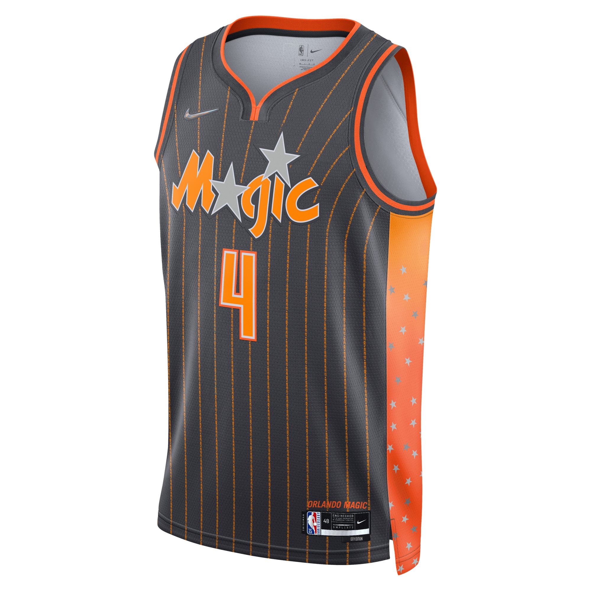 Jalen Suggs Orlando Magic Nike 2021/22 Swingman Jersey - City Edition - Anthracite - vstockx